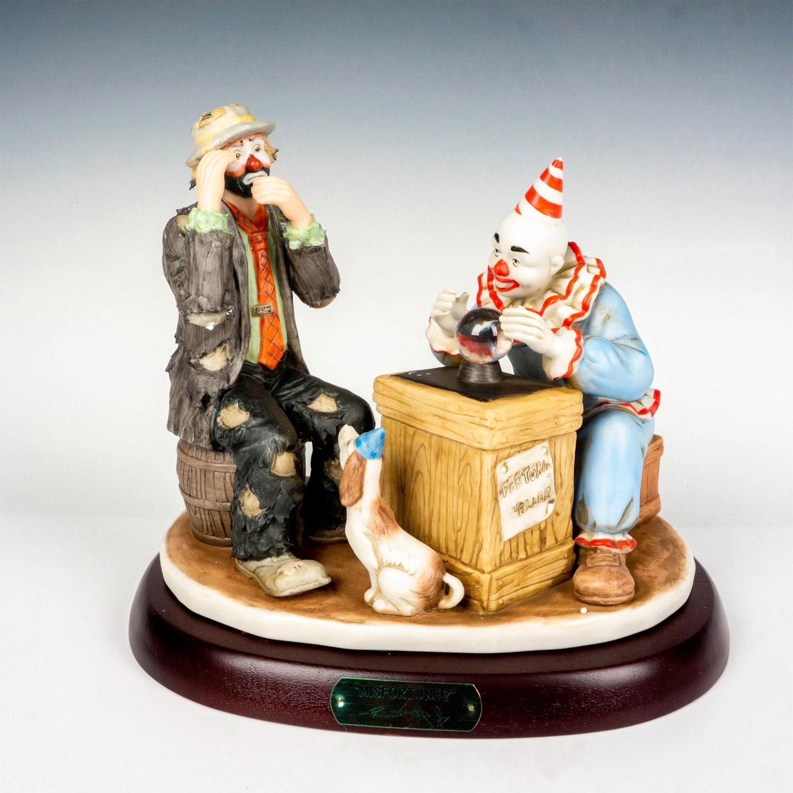 Flambro Emmett Kelly Jr. Figurine, Misfortune? (1 of 4)
