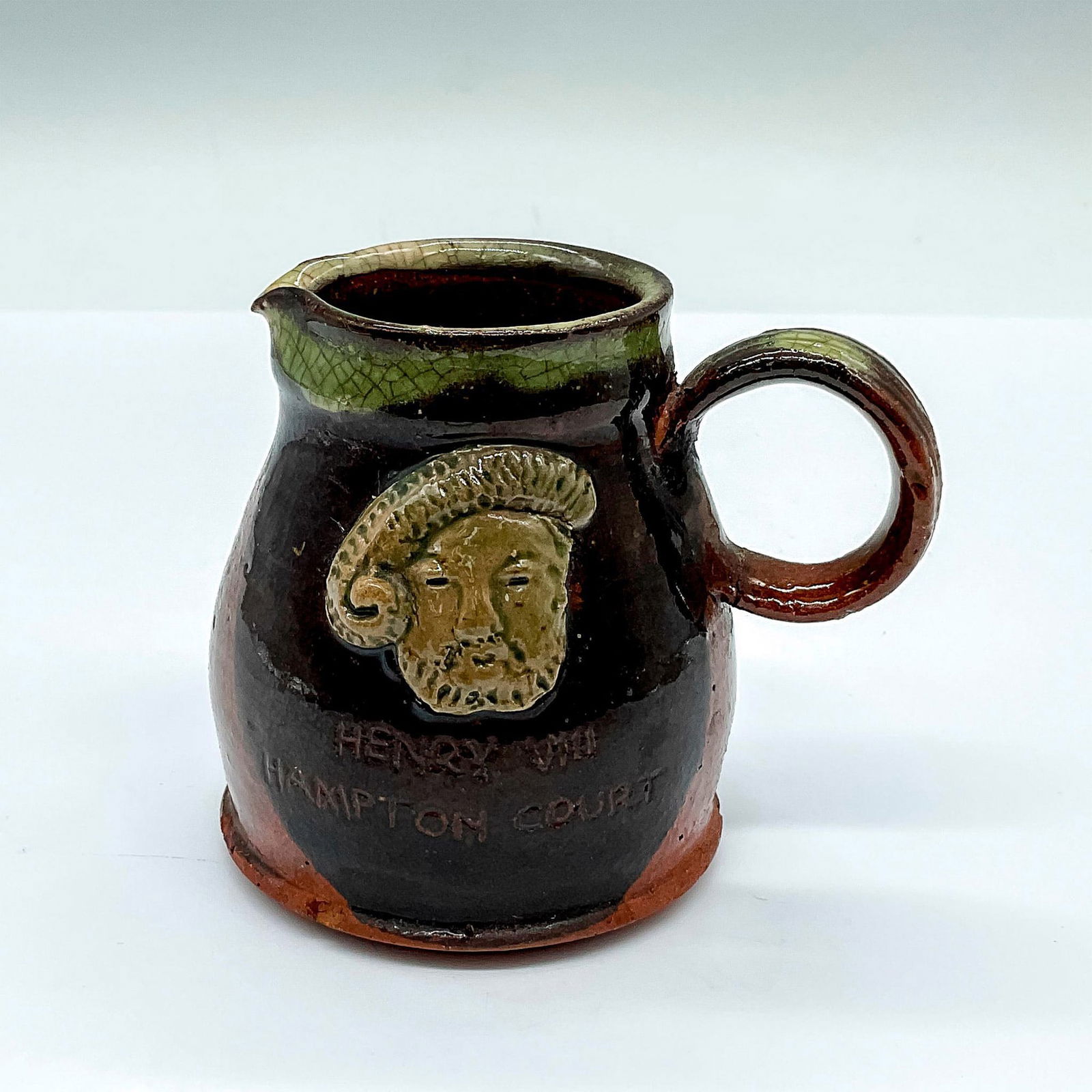 Vintage Oxshott Pottery Small Jug, Henry VII Hampton Court (1 of 3)