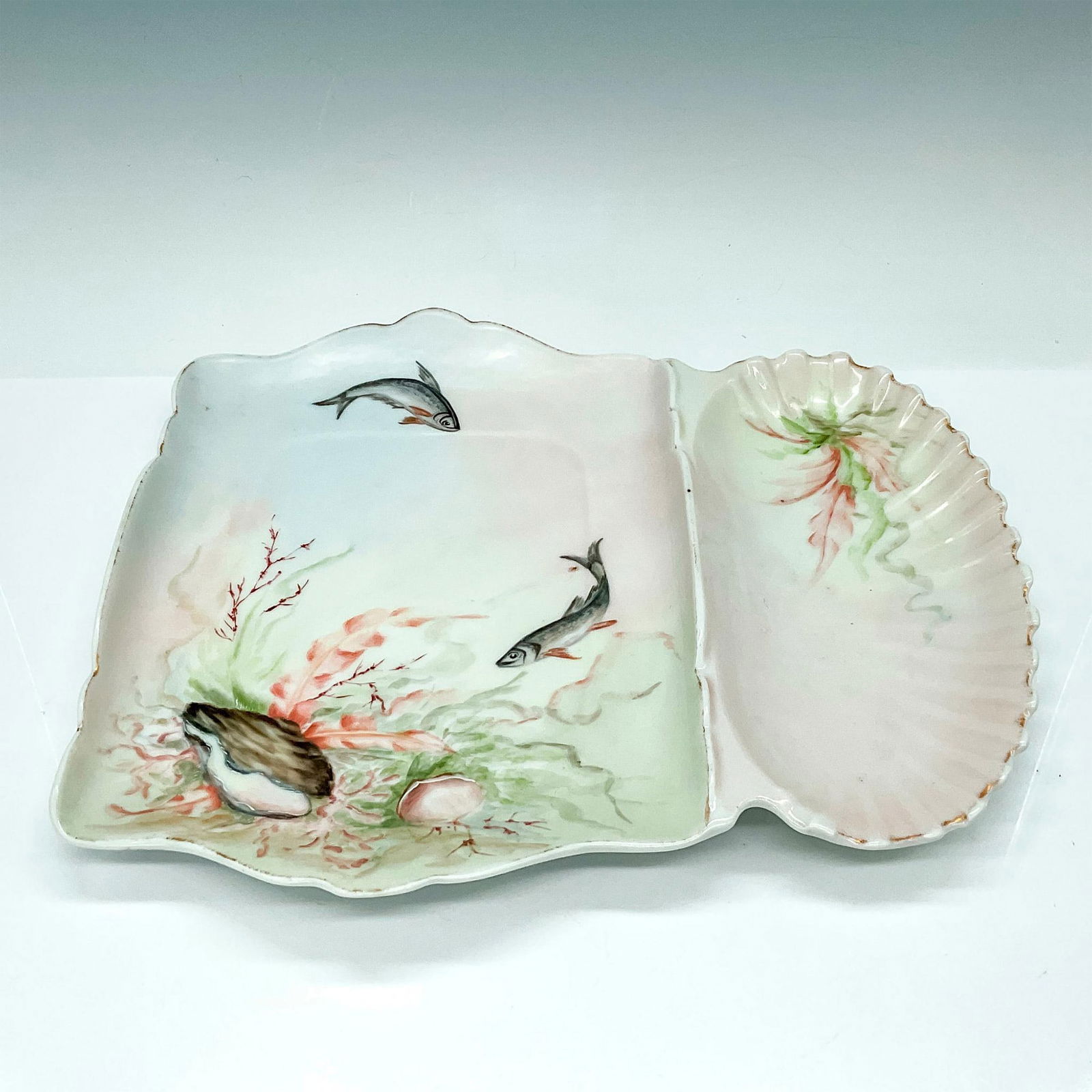 Hand Painted Porcelain Sardine Dish (1 of 3)