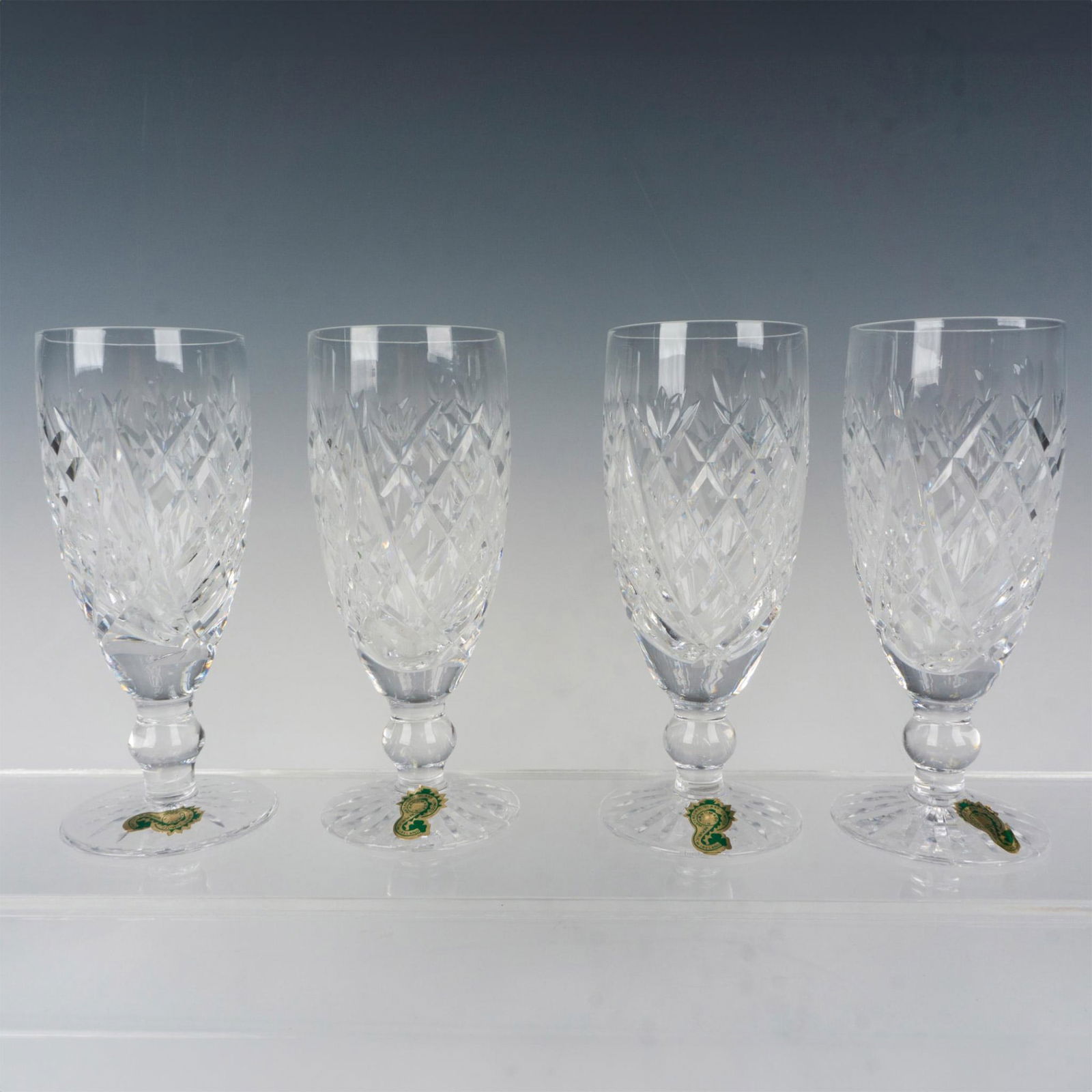 4pc Waterford Crystal Fluted Champagne Glasses, Donegal (1 of 3)