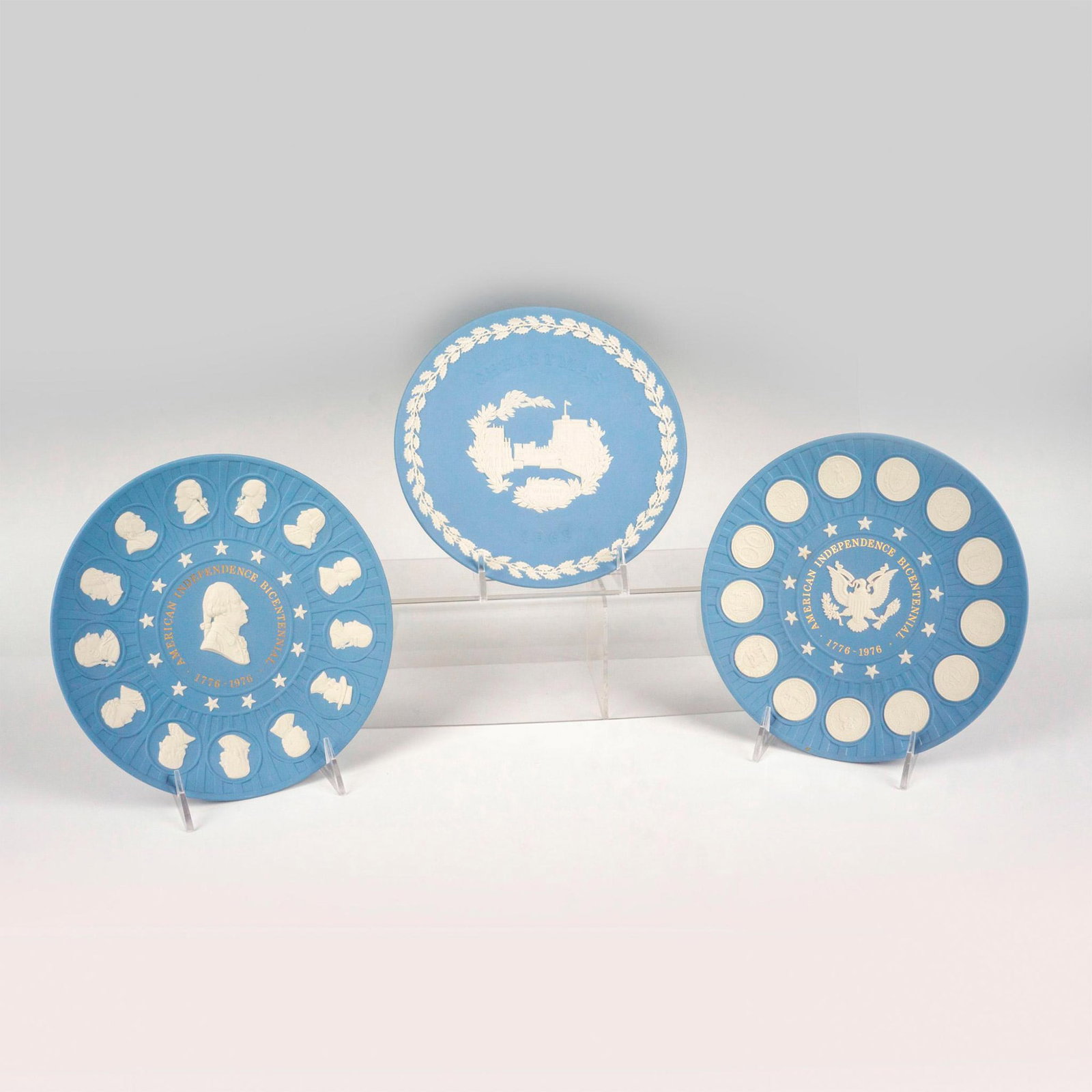 3pc Wedgwood Jasperware Cabinet Plates (1 of 3)