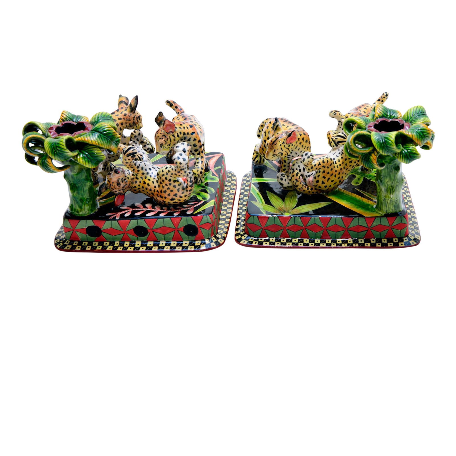 Bob Cat Candleholders by Ardmore Ceramics (1 of 4)