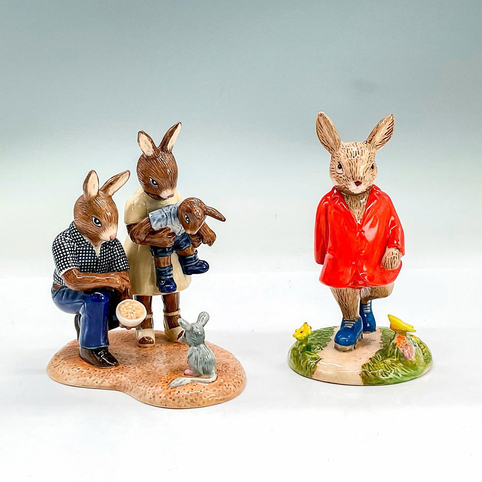 2pc Royal Doulton Bunnykins Figurines, Harry, Prince George (1 of 4)
