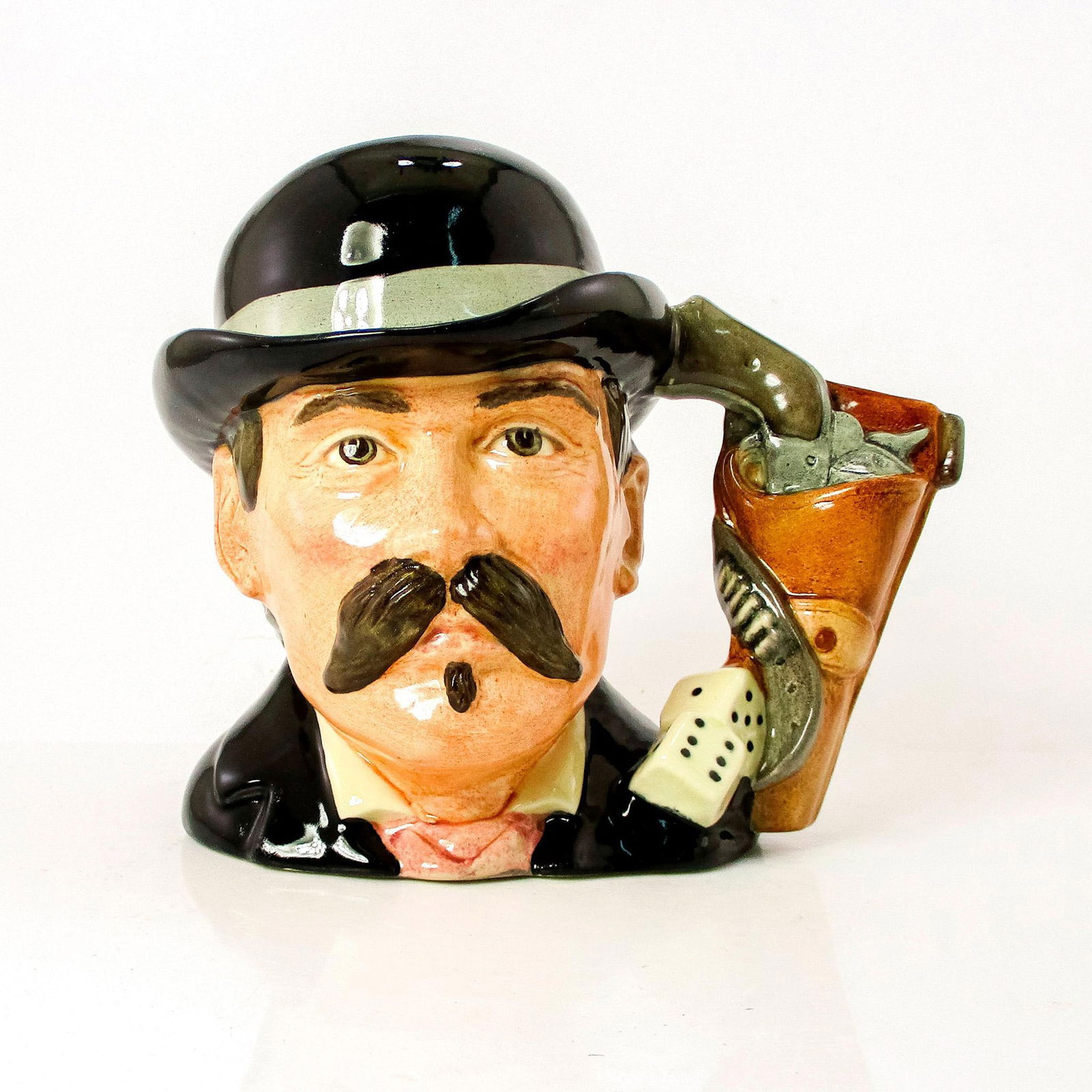 Doc Holliday D6731 - Odd Size - Royal Doulton Character Jug (1 of 3)