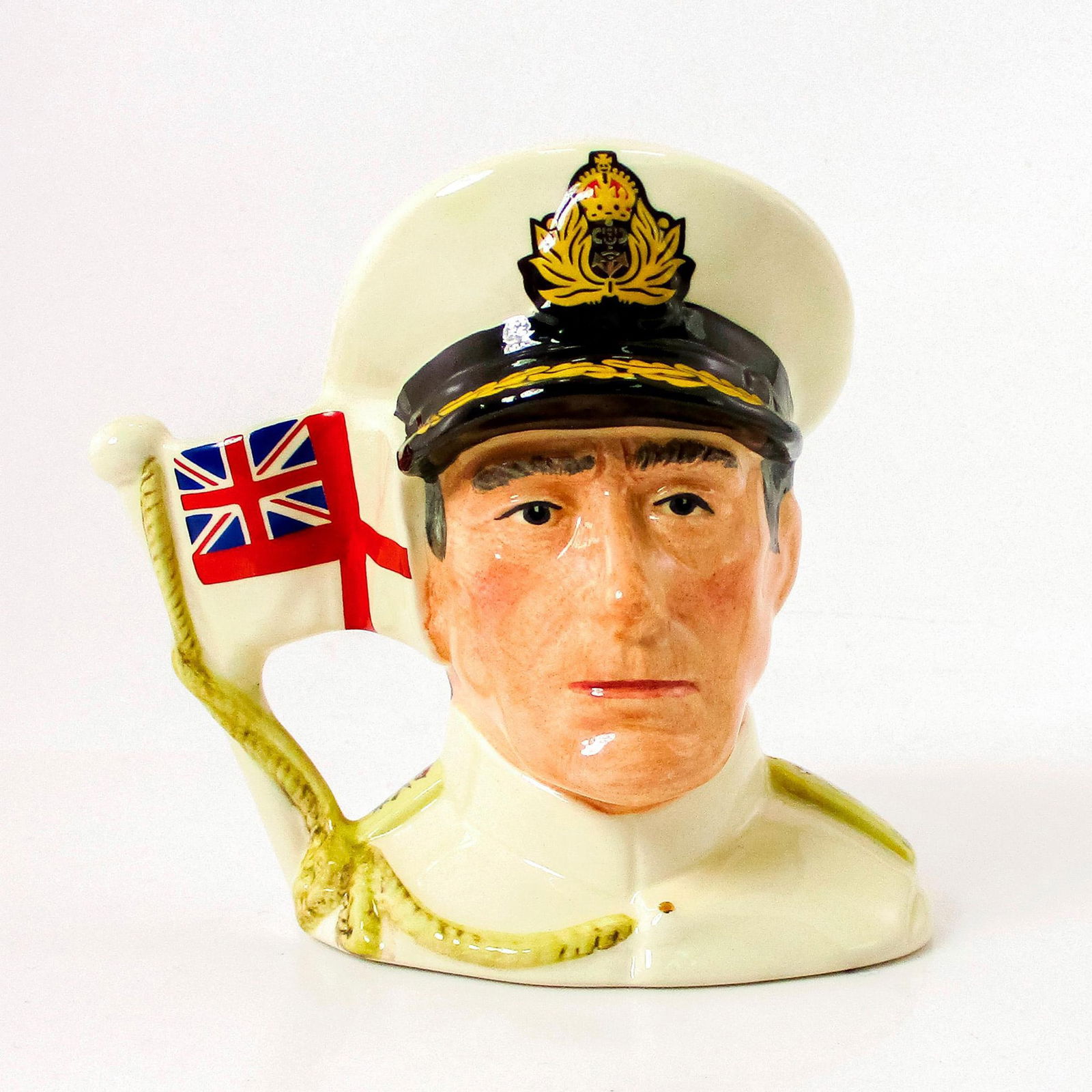 Earl Mountbatten of Burma D6851 - Small - Royal Doulton Character Jug (1 of 3)