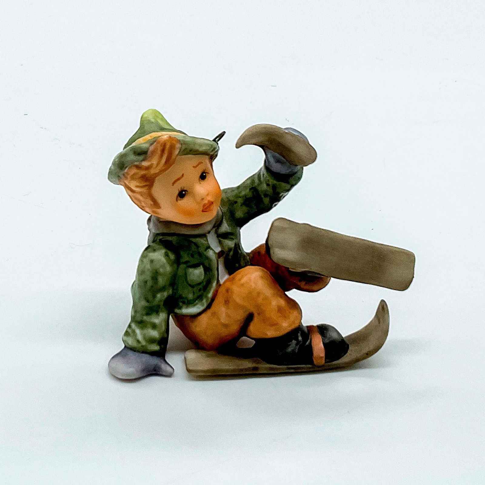 Goebel Hummel Porcelain Figurine, Just One Ski Left Ornament (1 of 3)