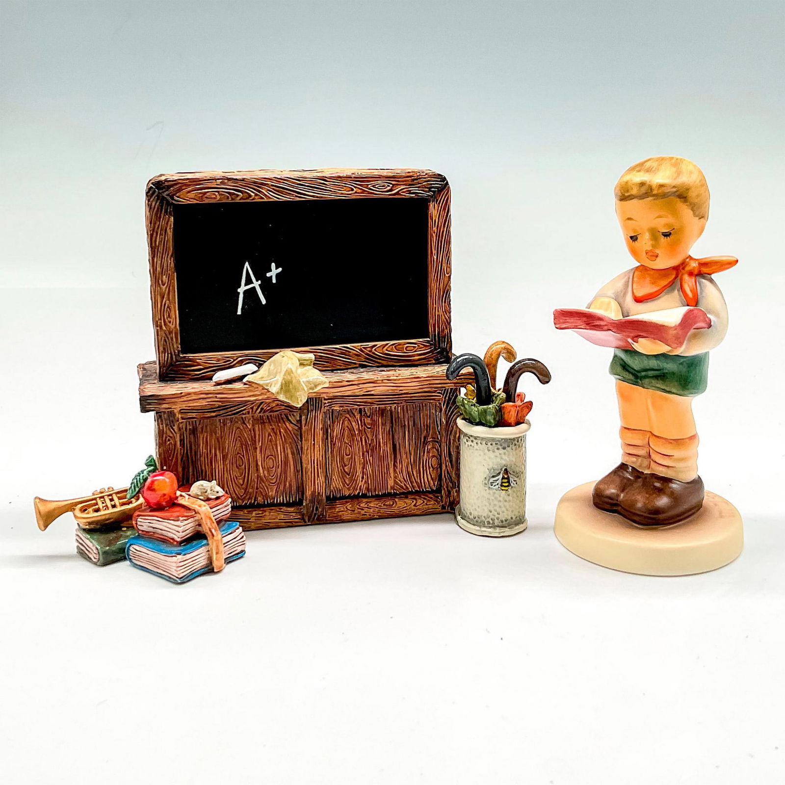 2pc Goebel Hummel Figurines, Chalkboard + Honor Student (1 of 3)