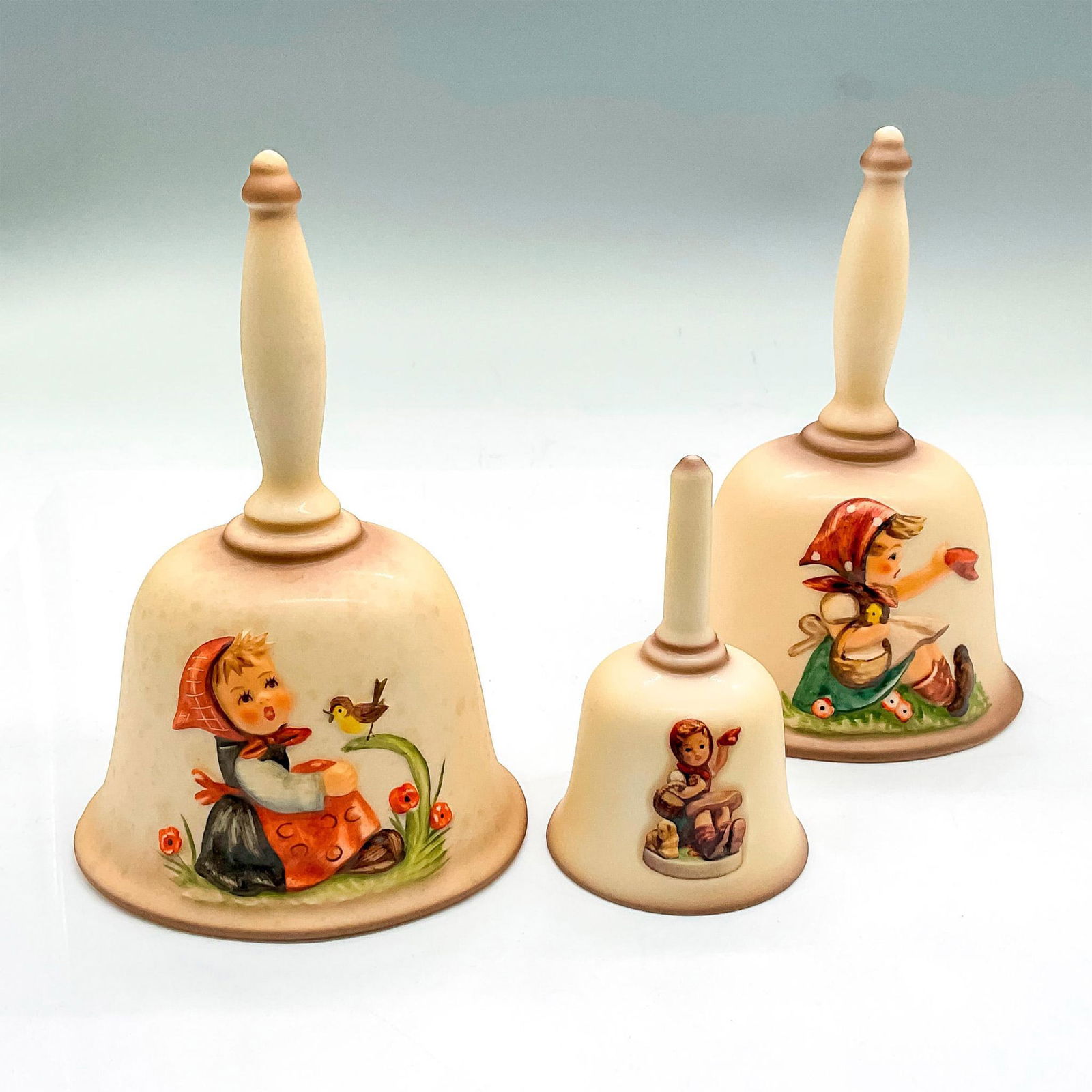 3pc Goebel Hummel Porcelain Bells (1 of 3)
