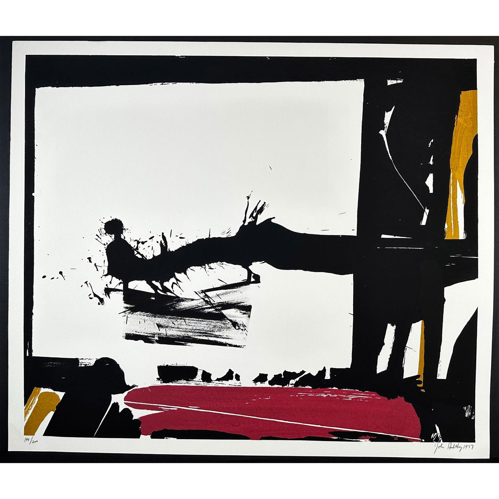 John Hultberg (1922-2005) Serigraph, Sketch, Signed (1 of 4)