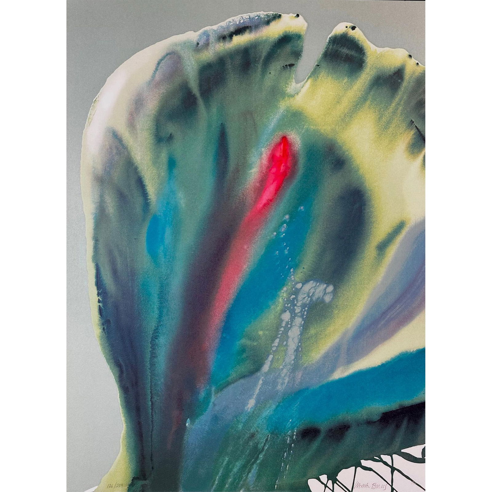 Lamar Briggs (1935-2015), Lithograph, Flower Coasas II, signed (1 of 3)