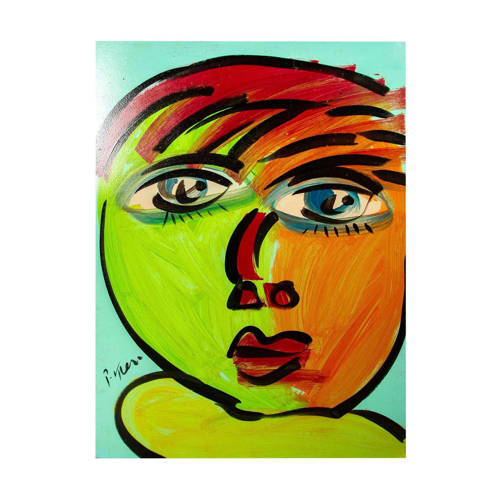 Peter Keil (German, b.1942) Large Oil Painting on Board (1 of 4)