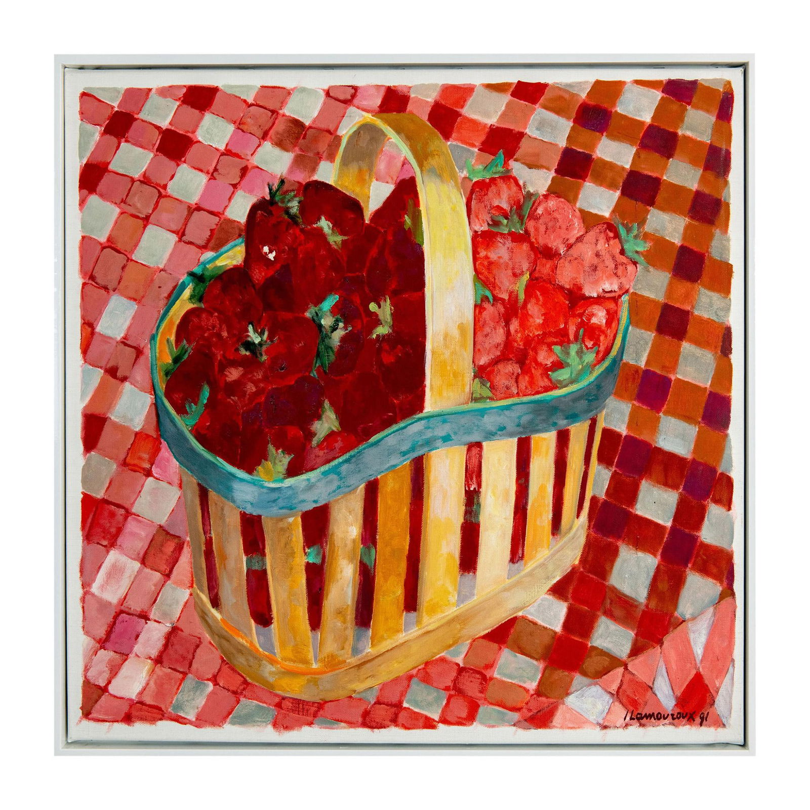 Jean Lamouroux, Original Oil on Canvas, Still Life, Signed (1 of 5)