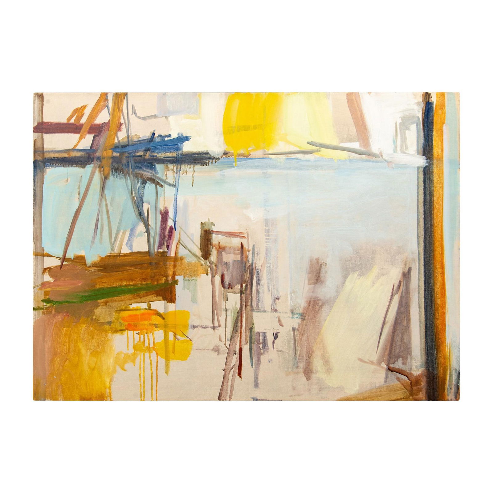 Juan Iribarren, Oil on Linen, Abstract Modern Art, Signed (1 of 6)