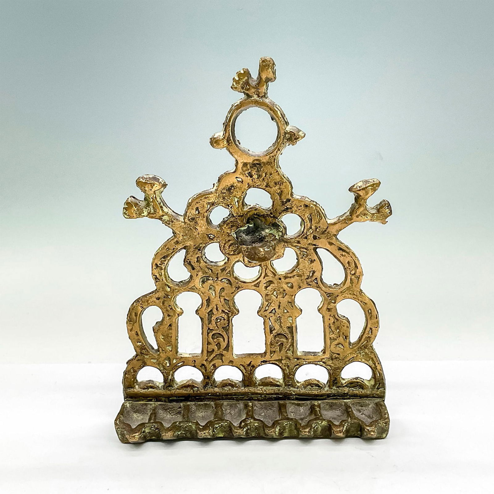 Vintage Bronze Menorah Oil Lamp (1 of 3)