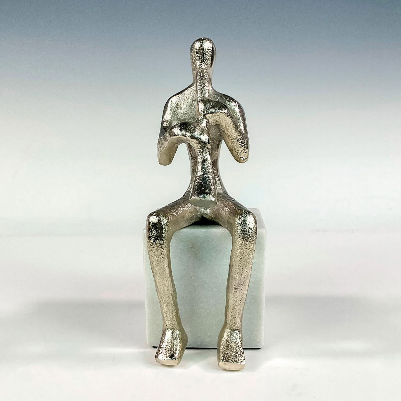 Metal Art Musician Sculpture on Marble (1 of 3)