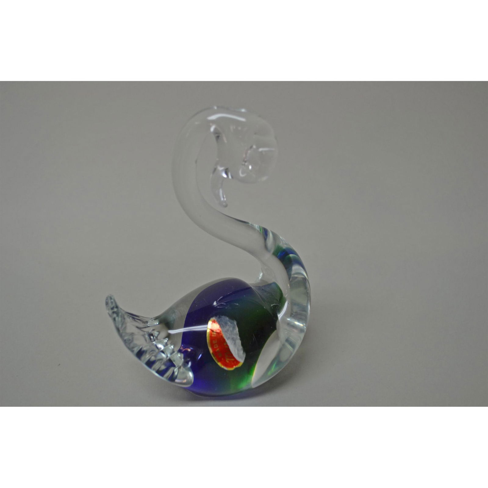 Murano Glass Swan Figurine, Vintage (1 of 3)