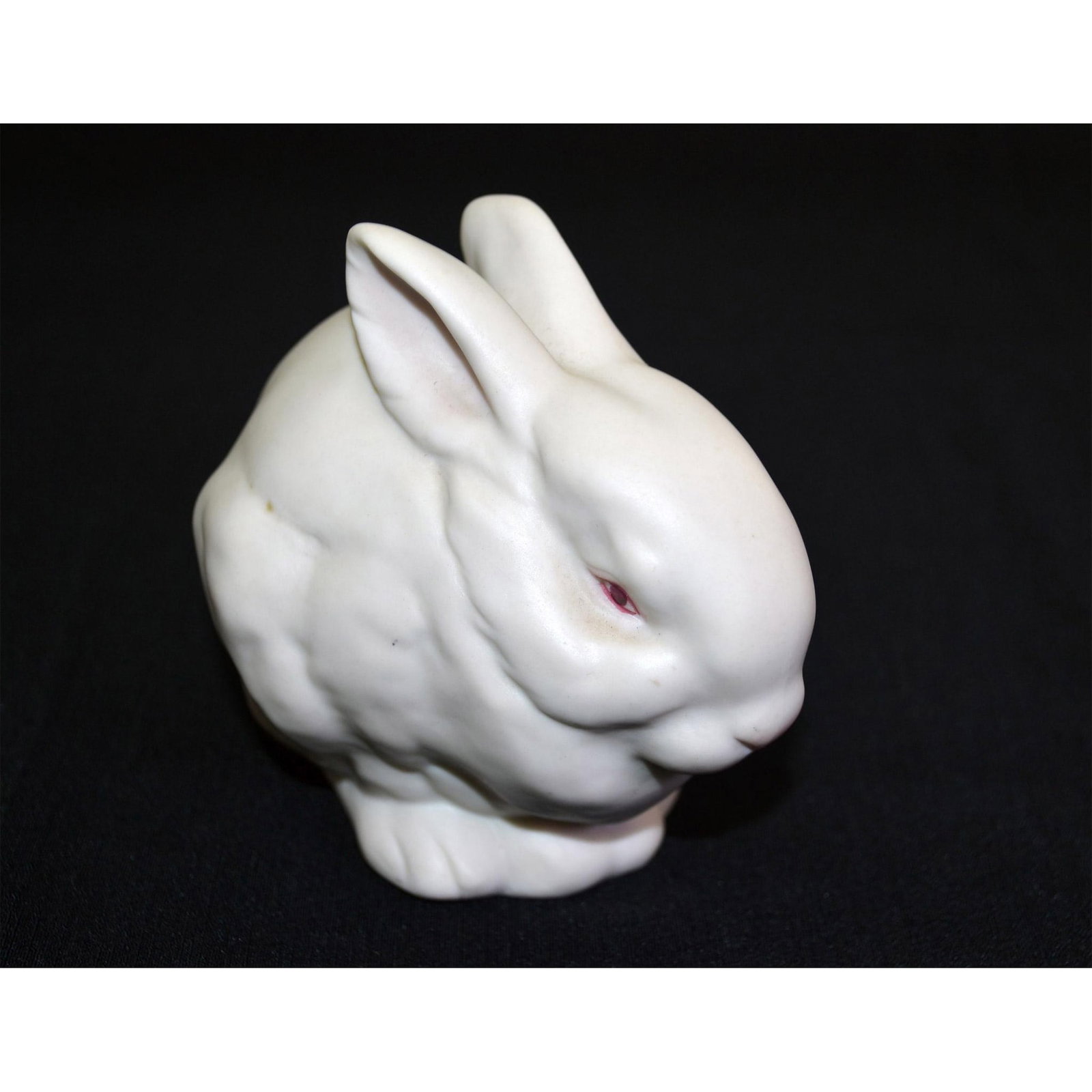 Cybis Porcelain Bunny Mr. Snowball: Bisque Porcelain Decorated, hand created, hand painted by the Cybis Artisans. Issued: 1960. Made in USA. Hallmark: See Photos for reference. Size: 3.5"h x 4"w x 2.75"d Artist: CYBIS Issued: 1960 Dimen