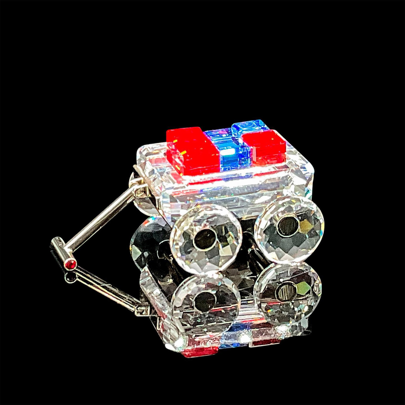7pc Swarovski Crystal Figurines, Toy Wagon (1 of 3)