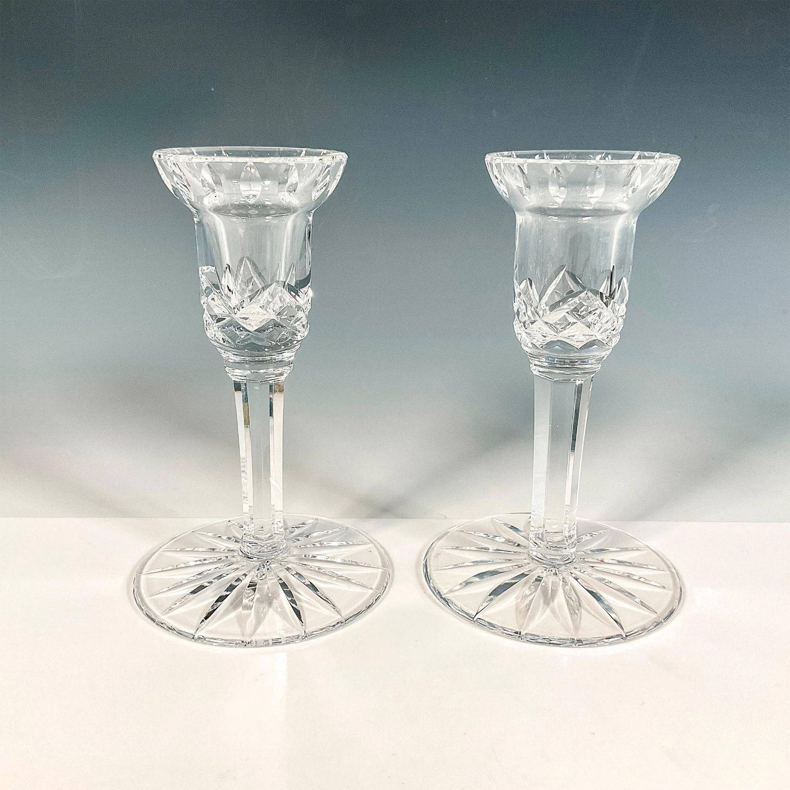 2pc Waterford Crystal Candlesticks, Lismore (1 of 2)