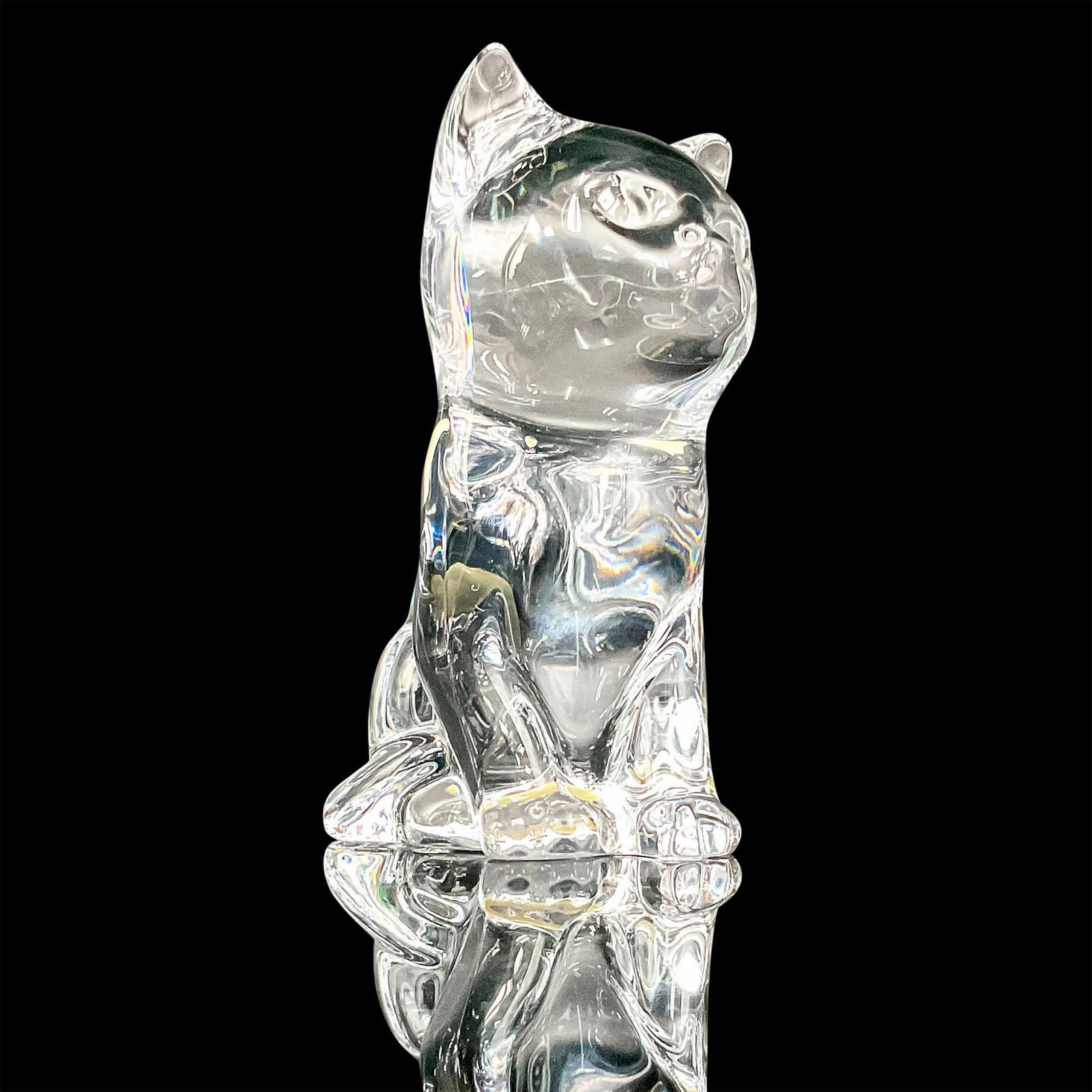 Princess House Lead Crystal Small Cat Figure (1 of 5)