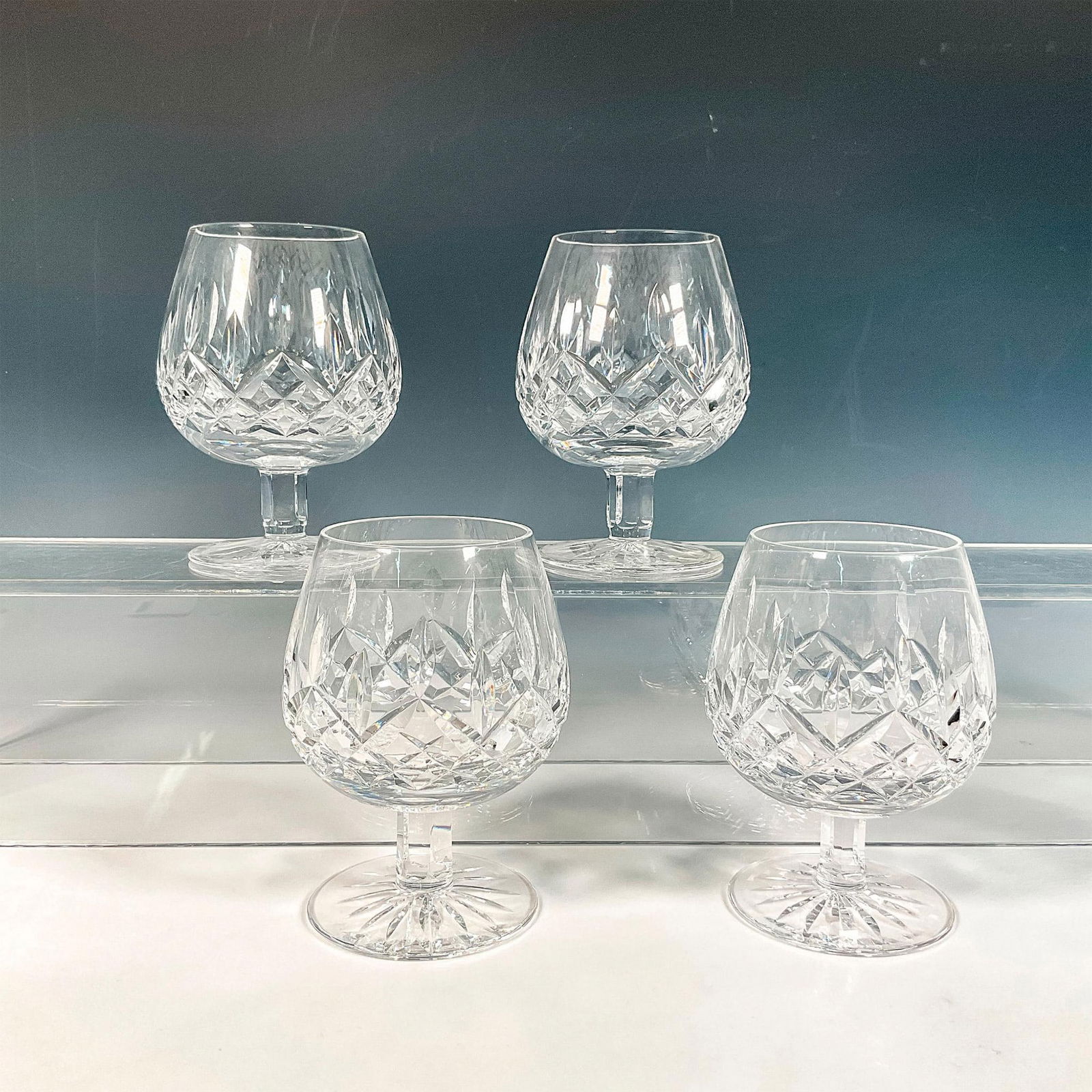 4pc Waterford Crystal Brandy Glasses, Lismore (1 of 2)