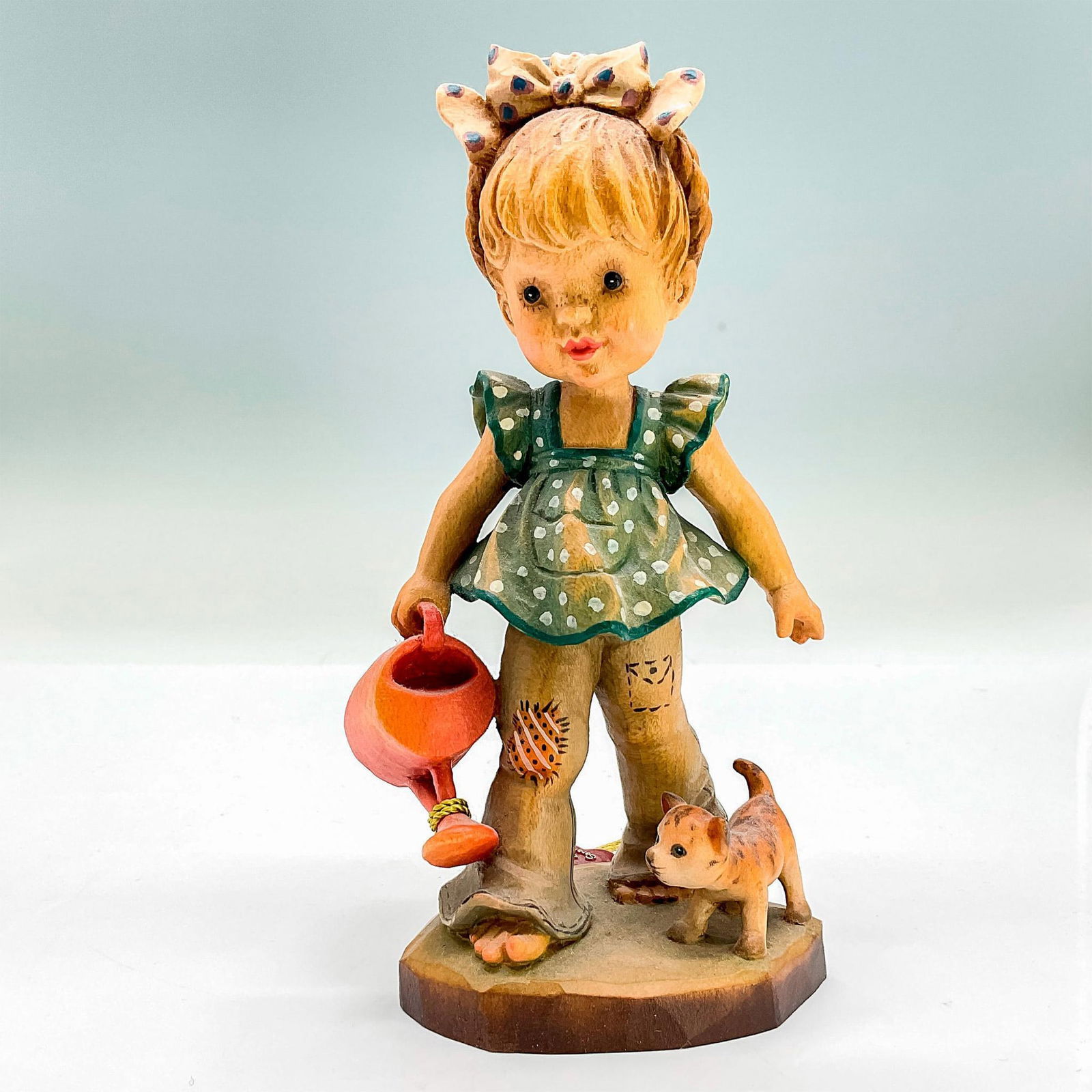 Anri Italy Wood Carved Figurine, Always By My Side (1 of 4)