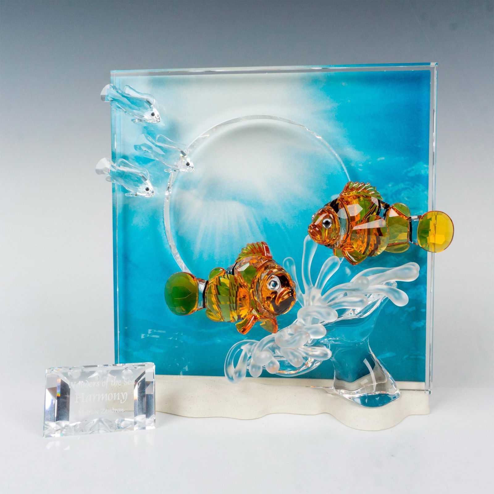 2pc Swarovski Crystal Figurine, Wonders of the Sea Harmony (1 of 4)