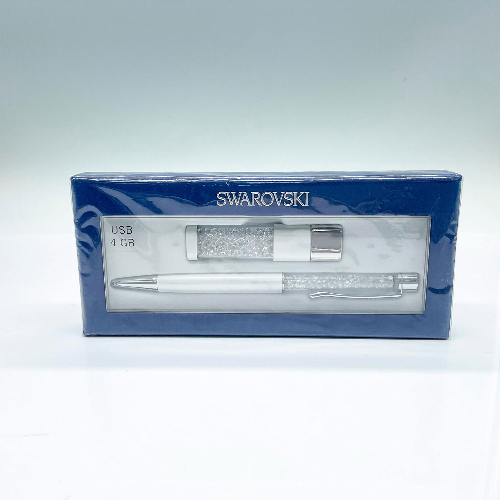 Swarovski Crystal Pen and 4 GB USB Set, Crystalline (1 of 2)