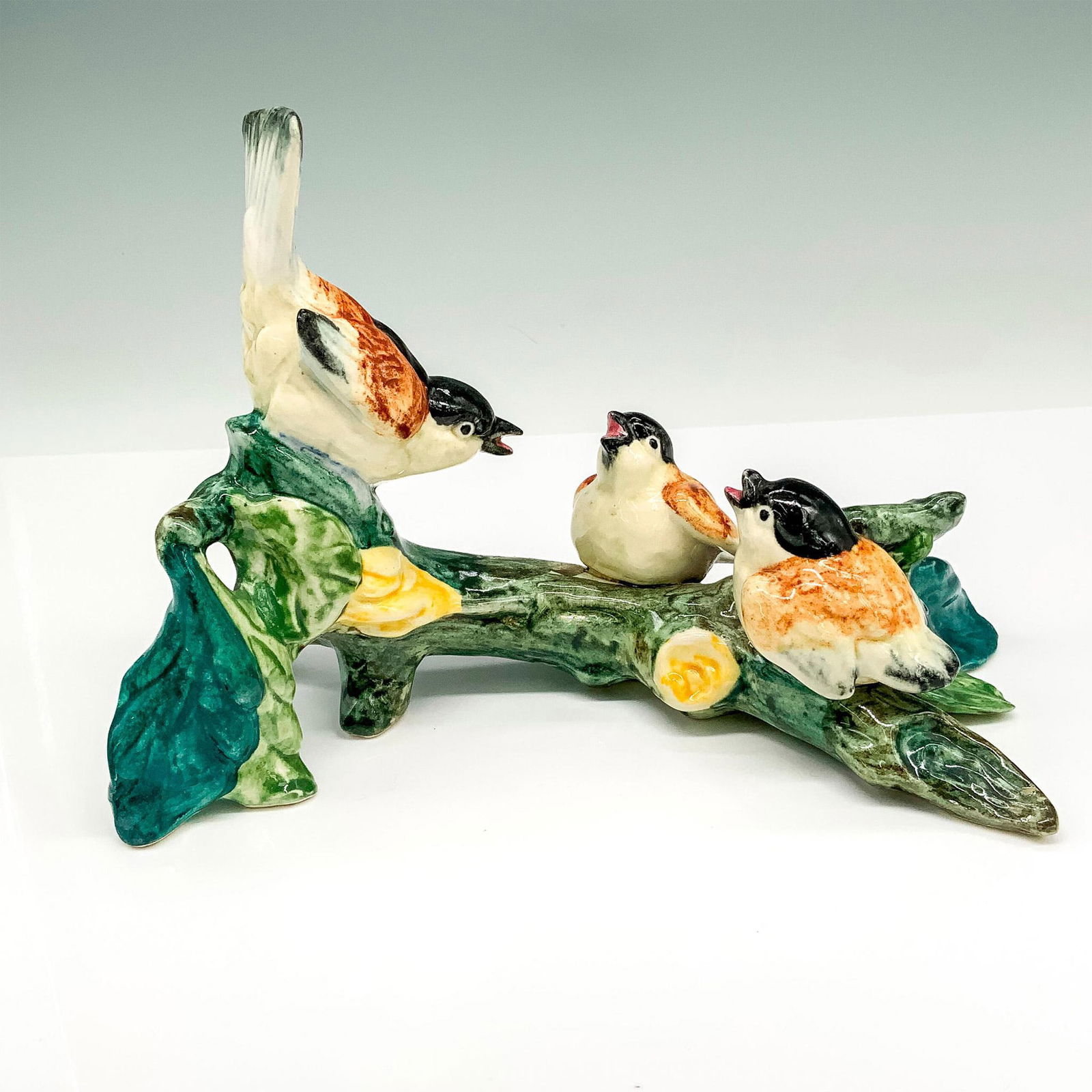 Stangl Pottery Bird Figurine, Chickadees on a Branch 3581 (1 of 3)