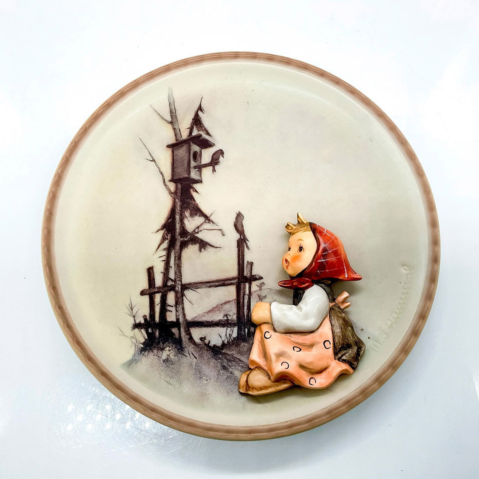 Goebel Hummel Porcelain Decorative Plate, Spring (1 of 2)