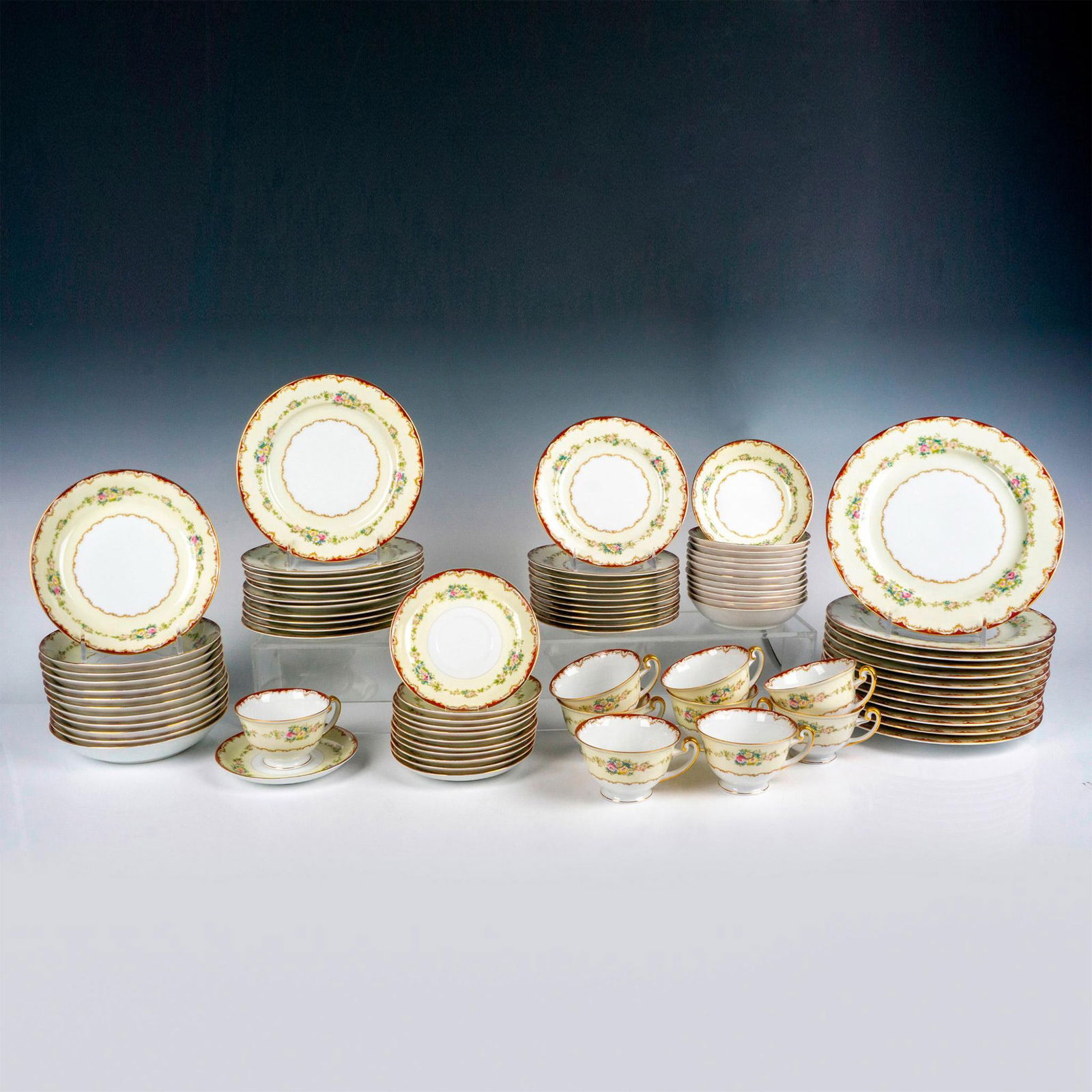 79pc Meito China Tableware Set, Dubarry (1 of 2)