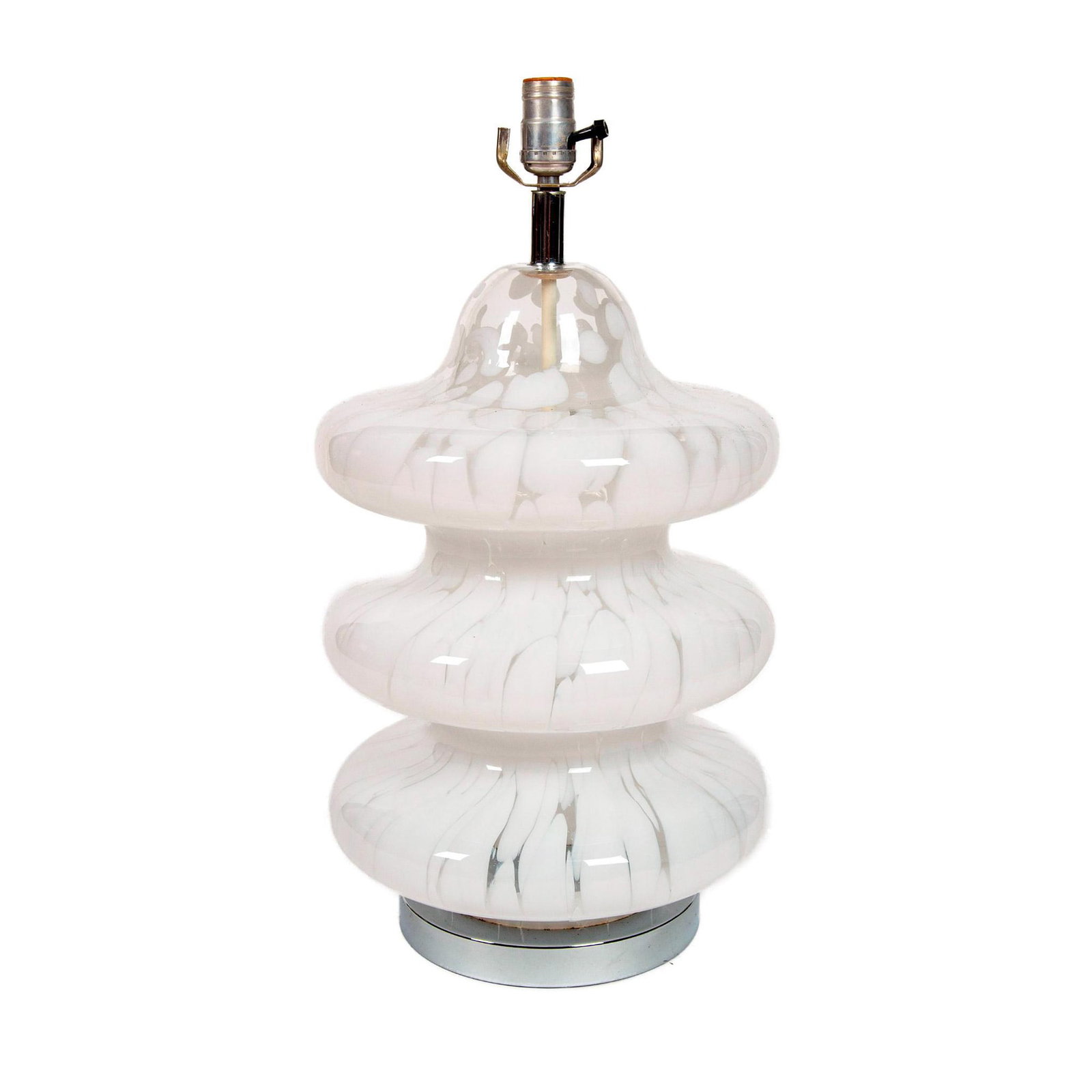 Mid Century Modern Mazzega Murano Glass by Carlo Nason Table Lamp (1 of 3)