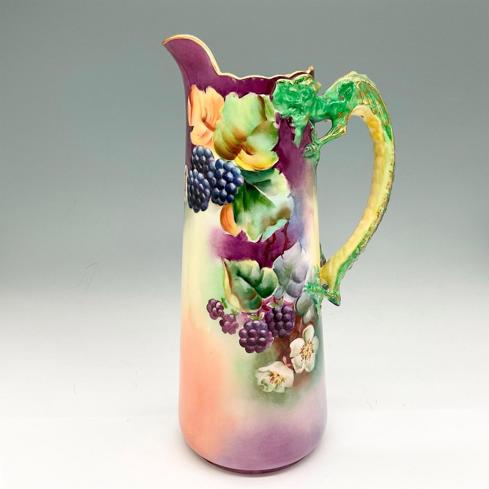 Willets Belleek Porcelain Dragon Handled Tankard (1 of 4)