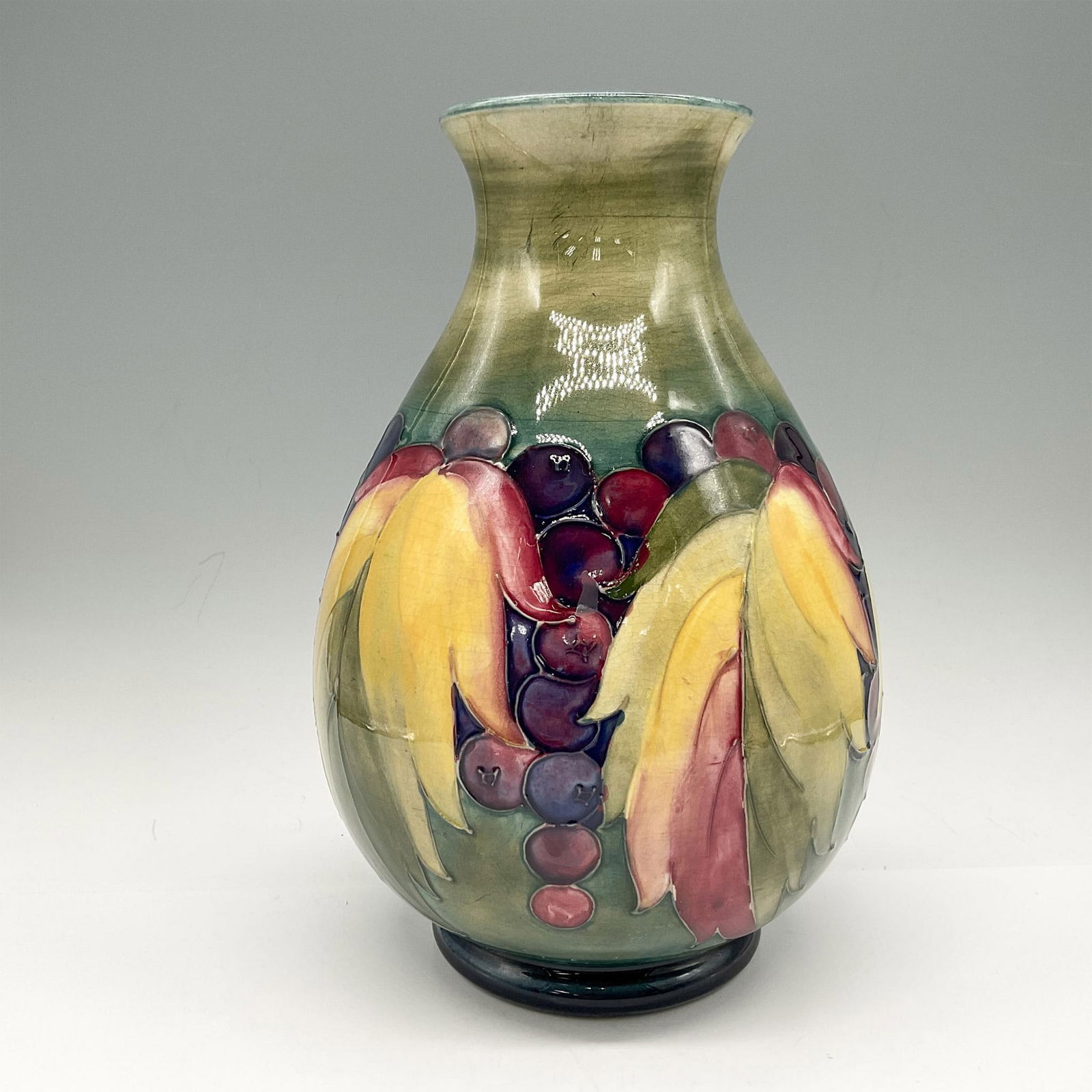 Moorcroft Pottery Vase, Leaf and Berry (1 of 3)