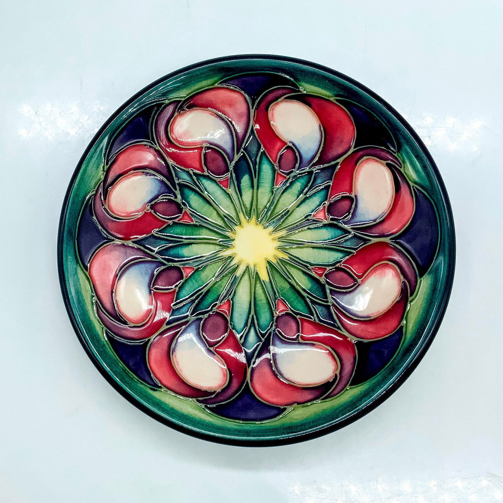 Moorcroft Floral Plaque by Emma Bossons (1 of 2)
