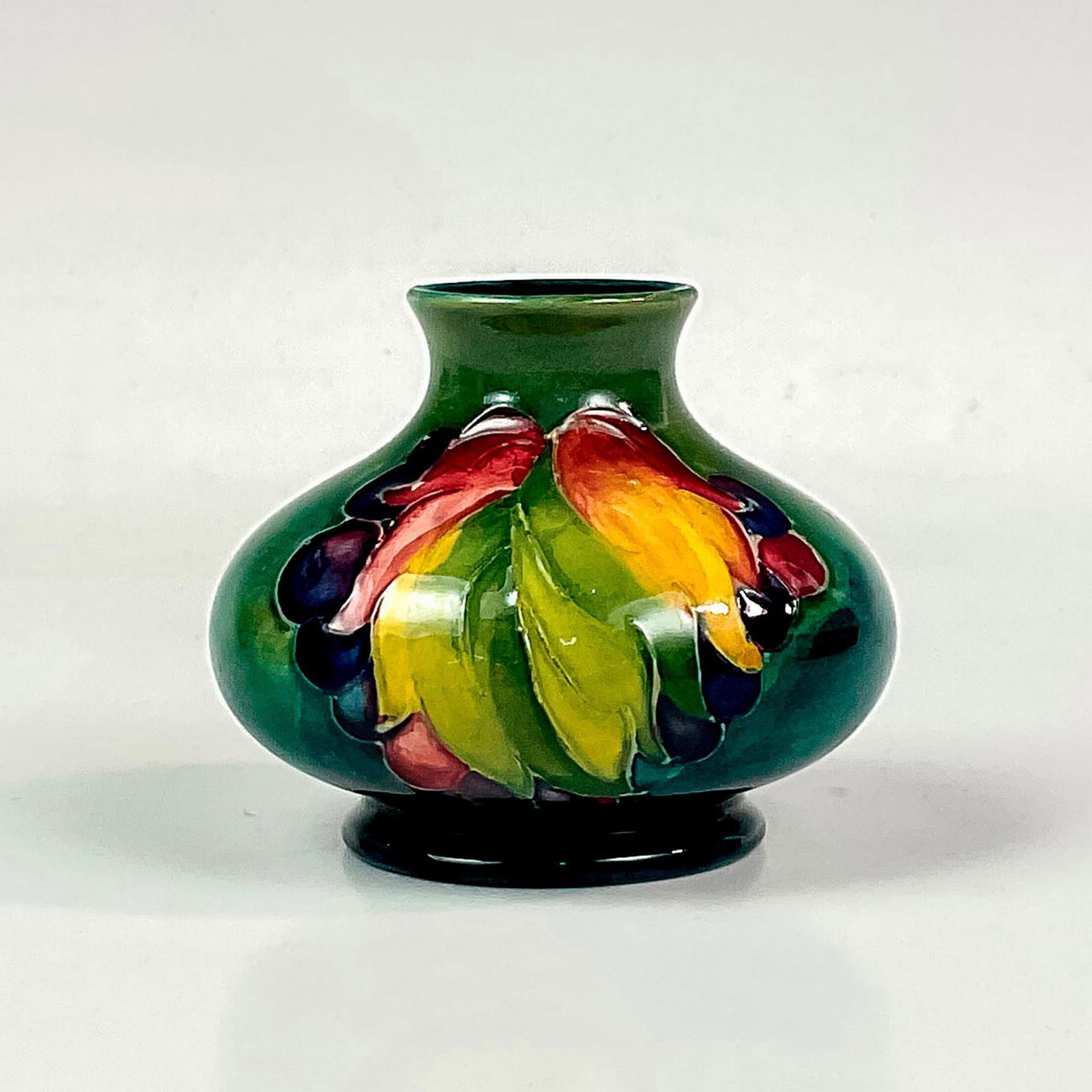 Moorcroft Pottery Leaf and Berries Vase (1 of 3)