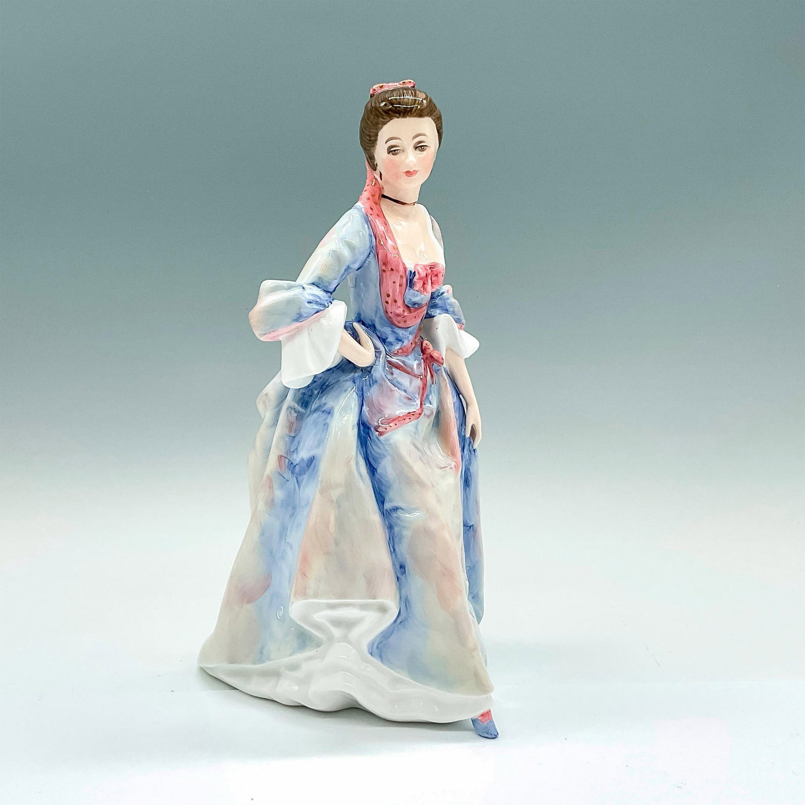 Mrs. Hugh Bonfoy HN3319 - Royal Doulton Figurine: Artist: Peter Gee Issued: 1992 Dimensions: 9.5"H Edition Number: 281 Edition Size: 5000 Manufacturer: Royal Doulton Country of Origin: England