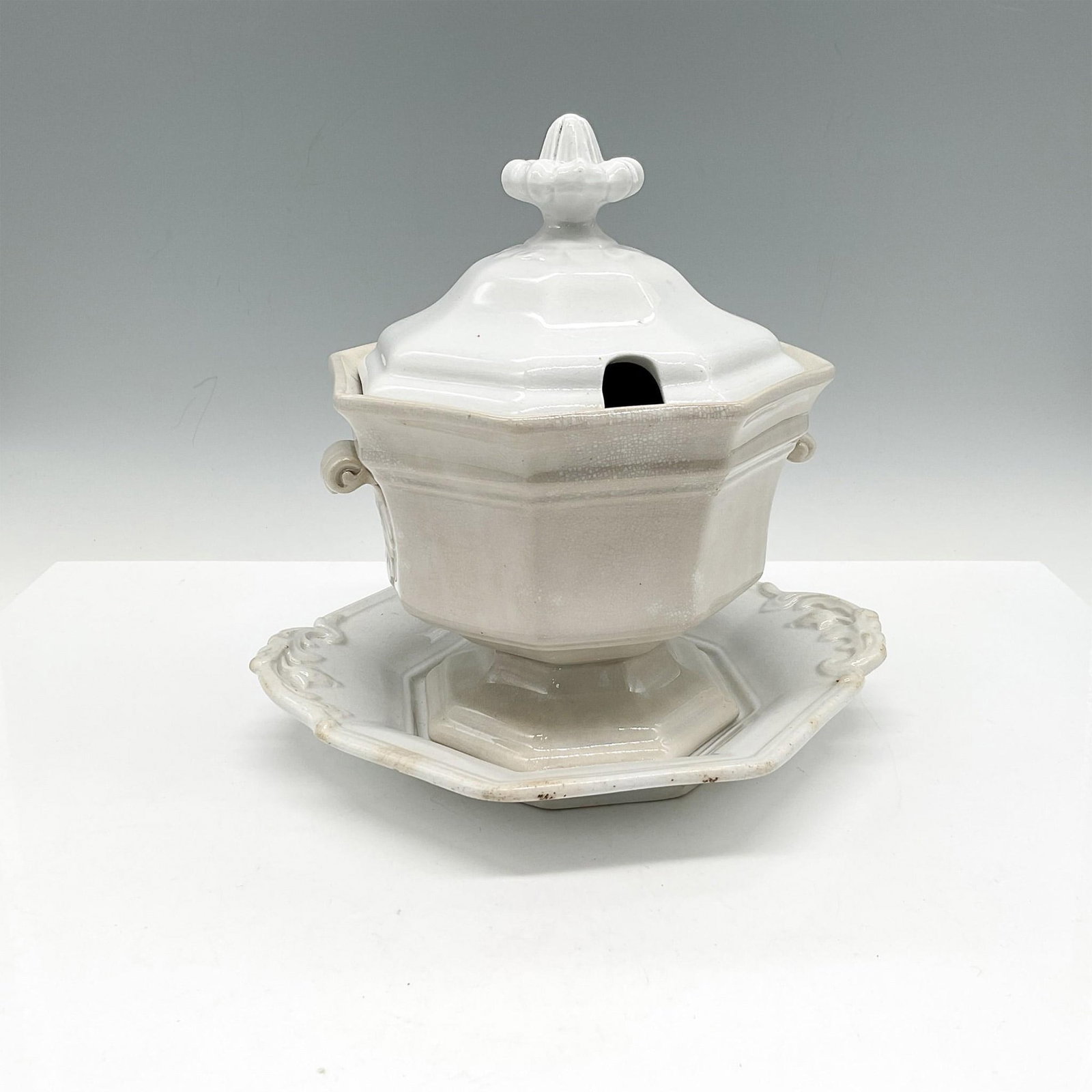 3pc Goodfellow + C. Meigh & Sons Ironstone Lidded Tureen (1 of 4)