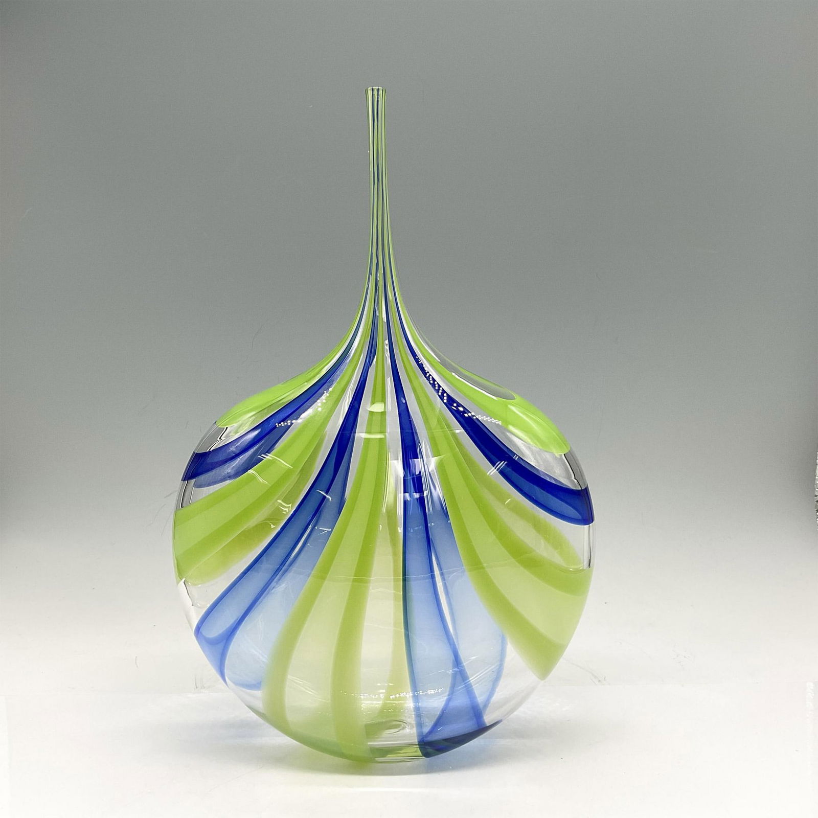 Chris McCarthy Blown Art Glass Bottle, Signed (1 of 3)