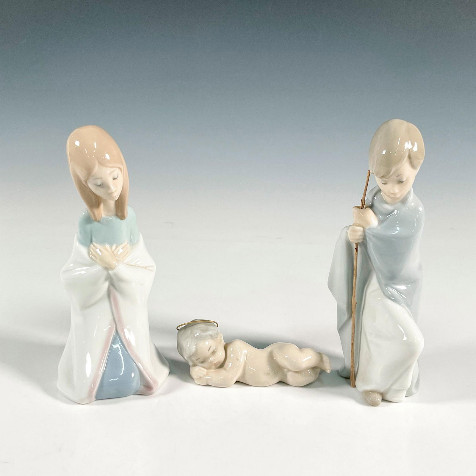 3pc Lladro Porcelain Nativity Figurines (1 of 3)