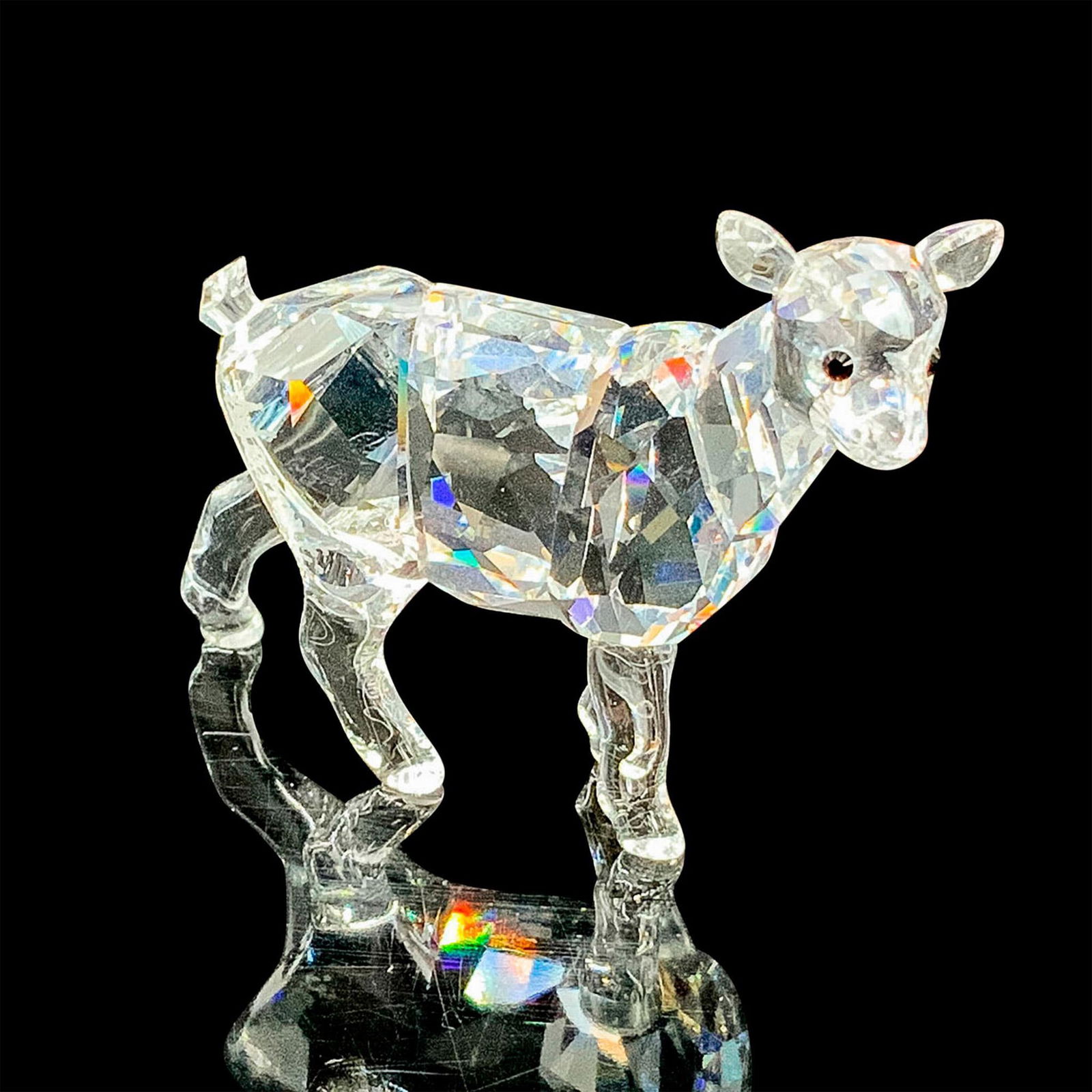 Swarovski Crystal Figurine, Goat Kid 894593, Signed (1 of 3)