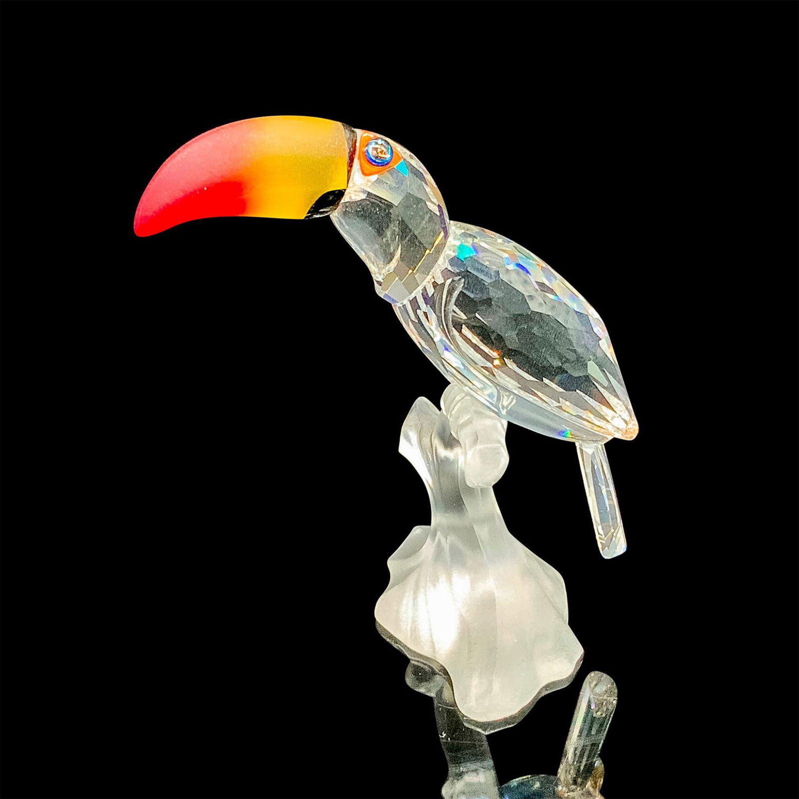 Swarovski Silver Crystal Figurine, Toucan 234311 (1 of 3)