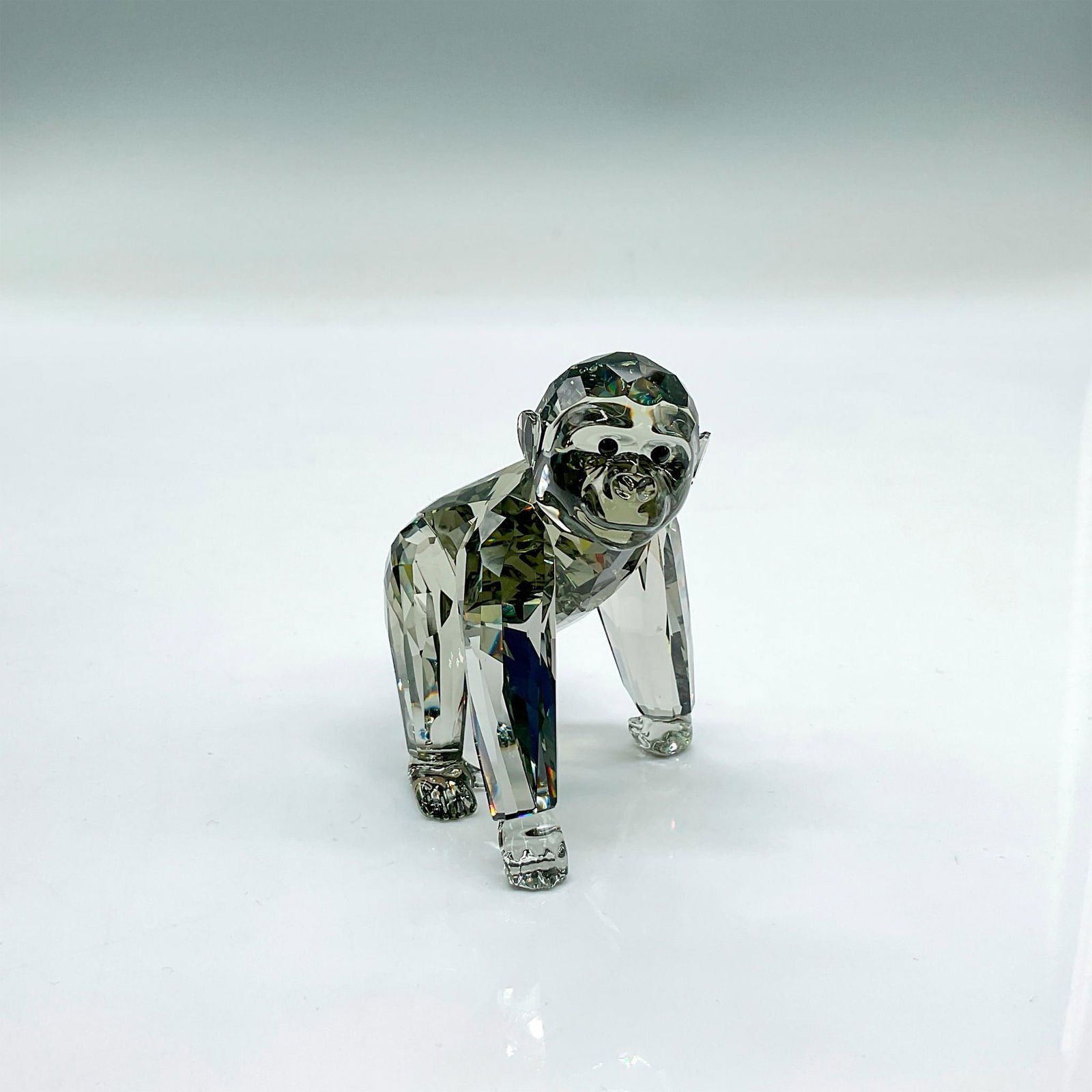 Swarovski Crystal SCS Figurine, Gorilla Cub, Signed (1 of 4)