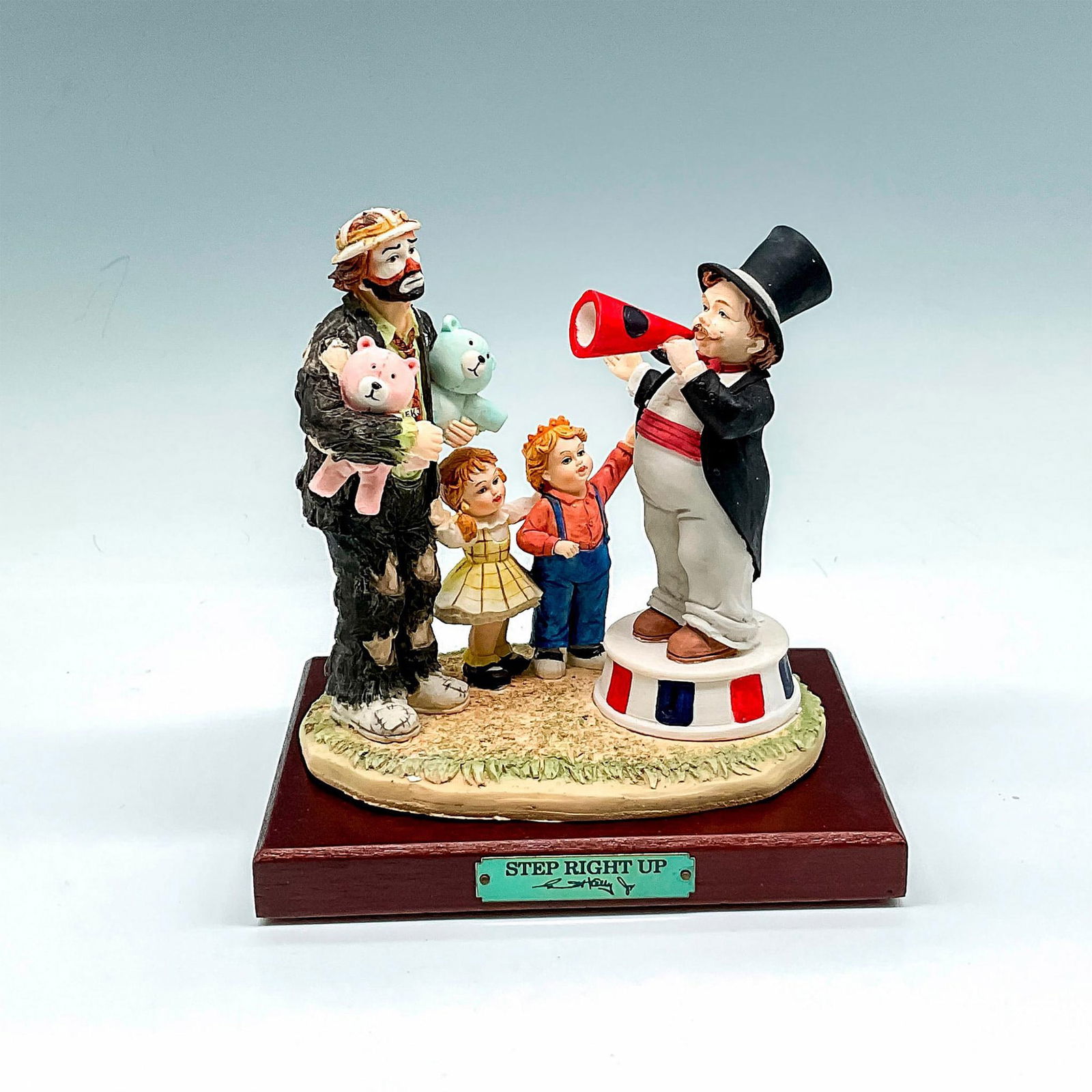 Flambro Imports Figurine, Emmett Kelly, Jr. Step Right Up (1 of 4)