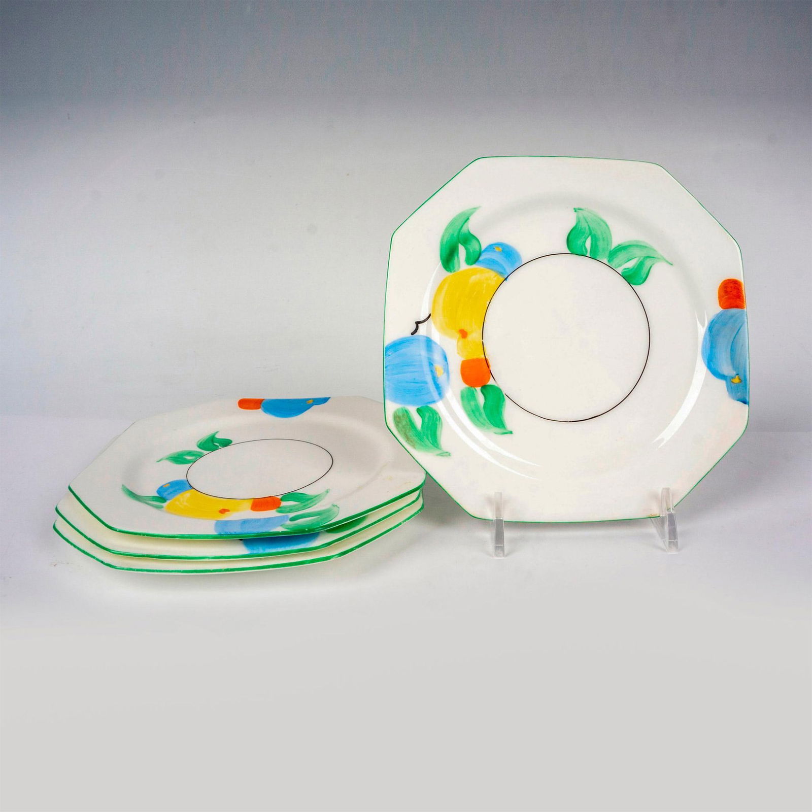 4pc Paragon China Polychrome Bread and Butter Plates (1 of 2)