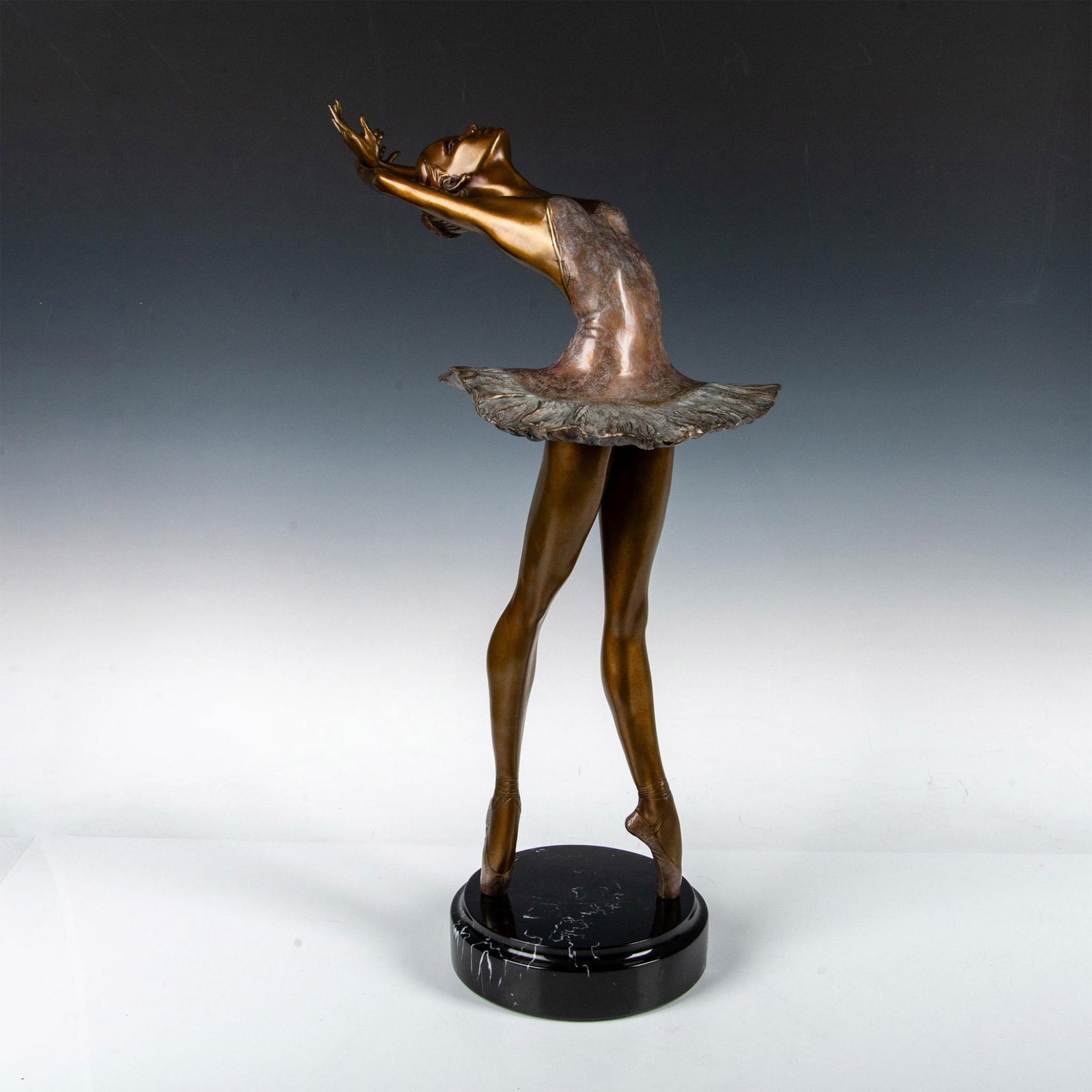 Mario Jason Bronze Sculpture Signed, Young Dancer 26" (1 of 8)