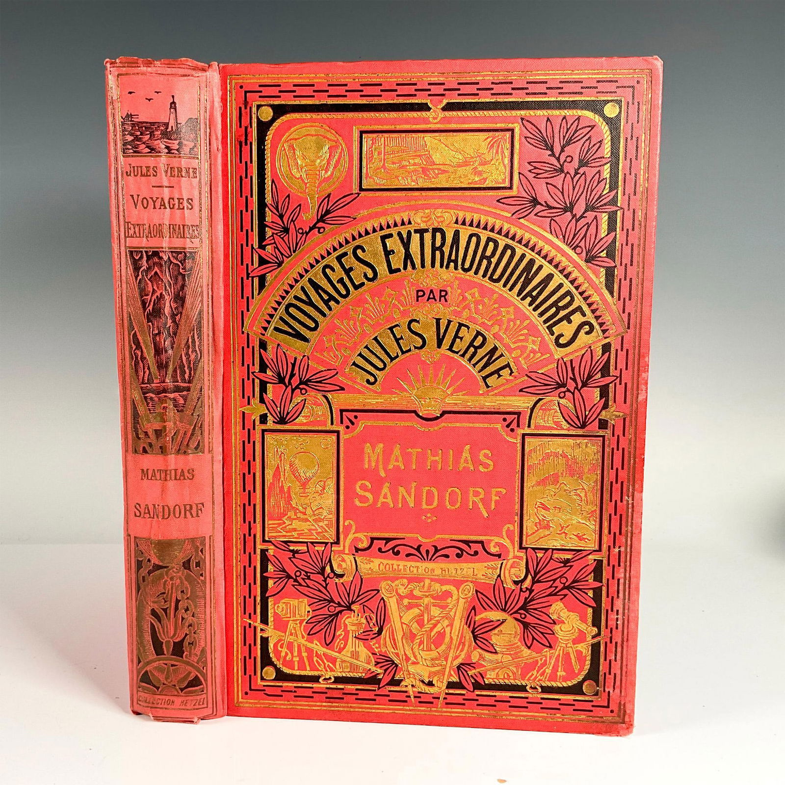 Jules Verne, Mathias Sandorf, Un Elephant, Hachette & Cie (1 of 4)