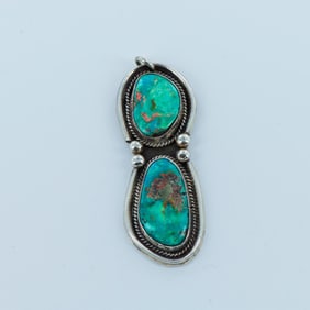 Sterling Silver and Turquoise Pendant