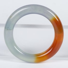 Chinese Multi-Color Jadeite Bangle