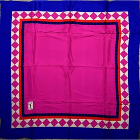 Yves Saint Laurent Silk Scarf
